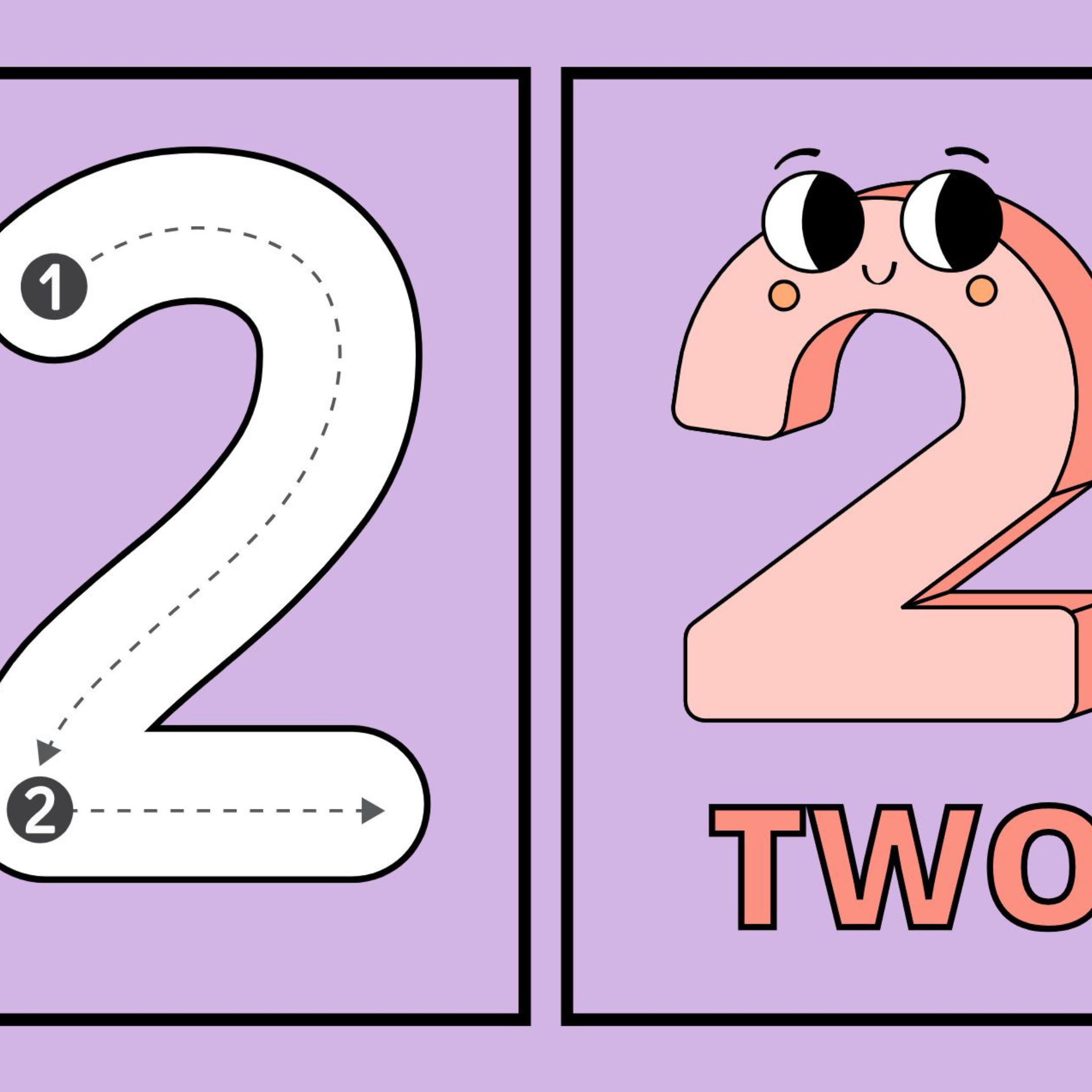 Number Flashcards 1 30 for Kids