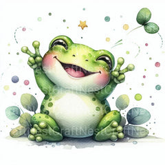 Cute Frog Clipart Bundle - CraftNest - Digital Crafting and Art