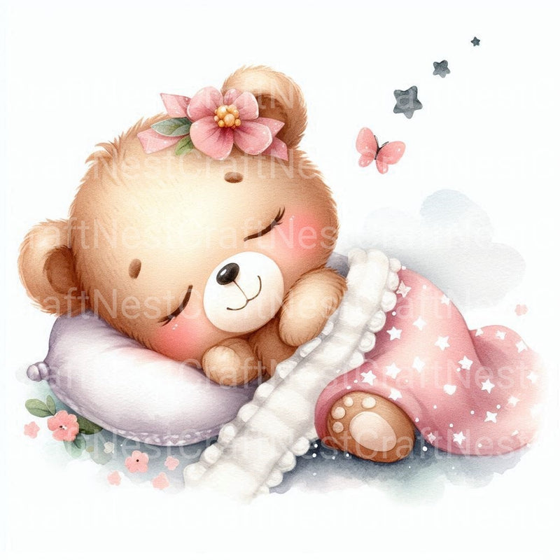 Cute Bears Clipart Bundle - CraftNest - Digital Crafting and Art