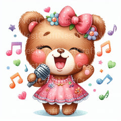 Cute Bears Clipart Bundle - CraftNest - Digital Crafting and Art