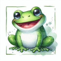 Cute Frog Clipart Bundle - CraftNest - Digital Crafting and Art