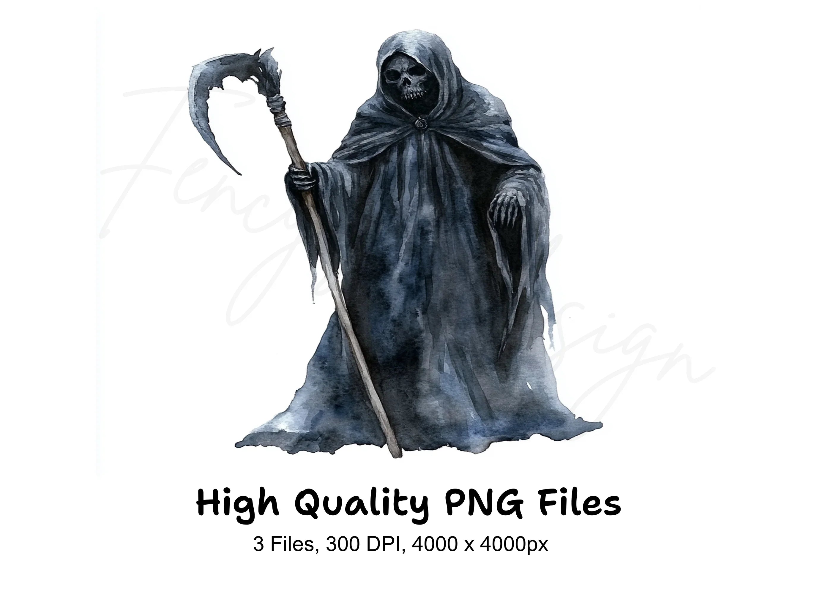 Grim Reaper Clipart Bundle