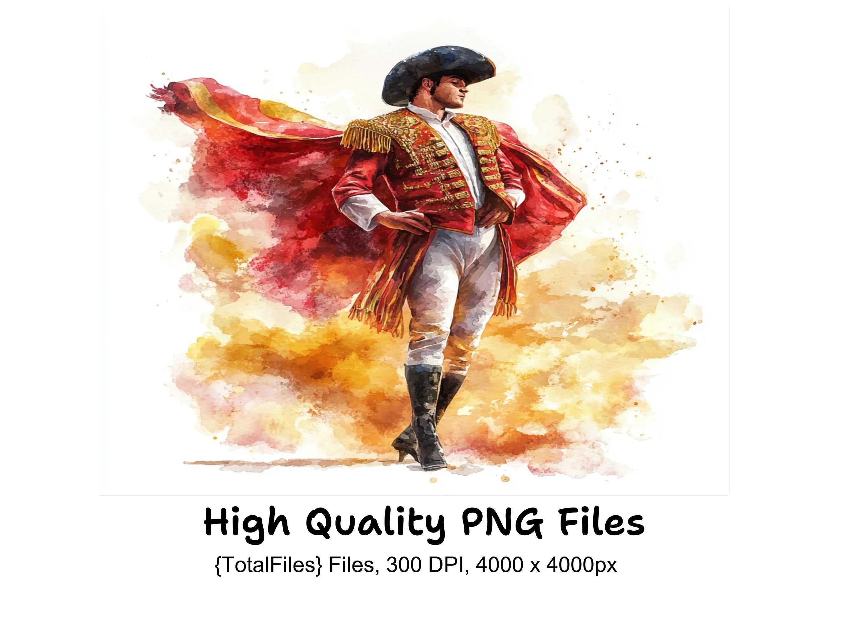 Spanish Matador Clipart Bundle