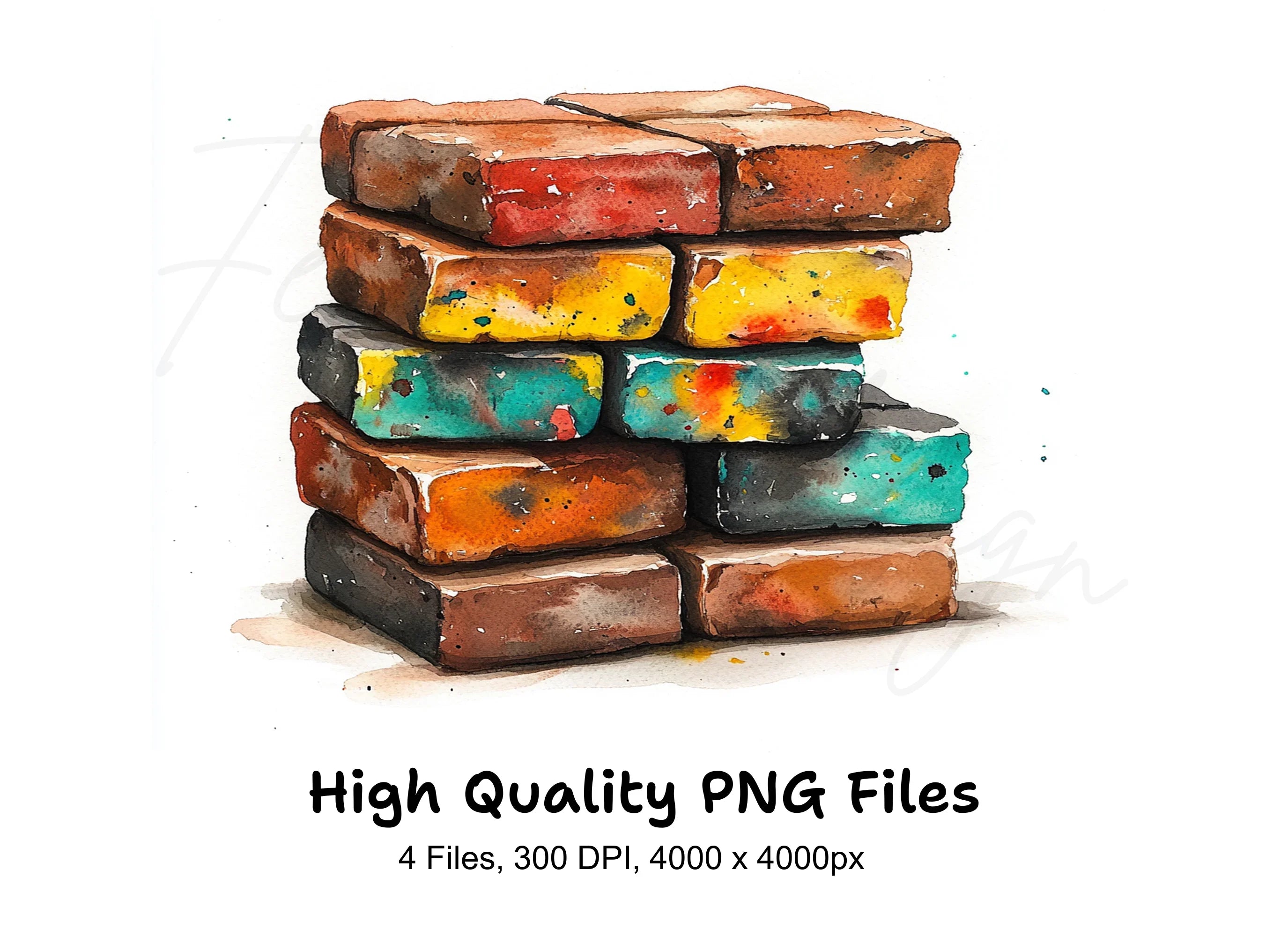 Bricks Clipart Bundle