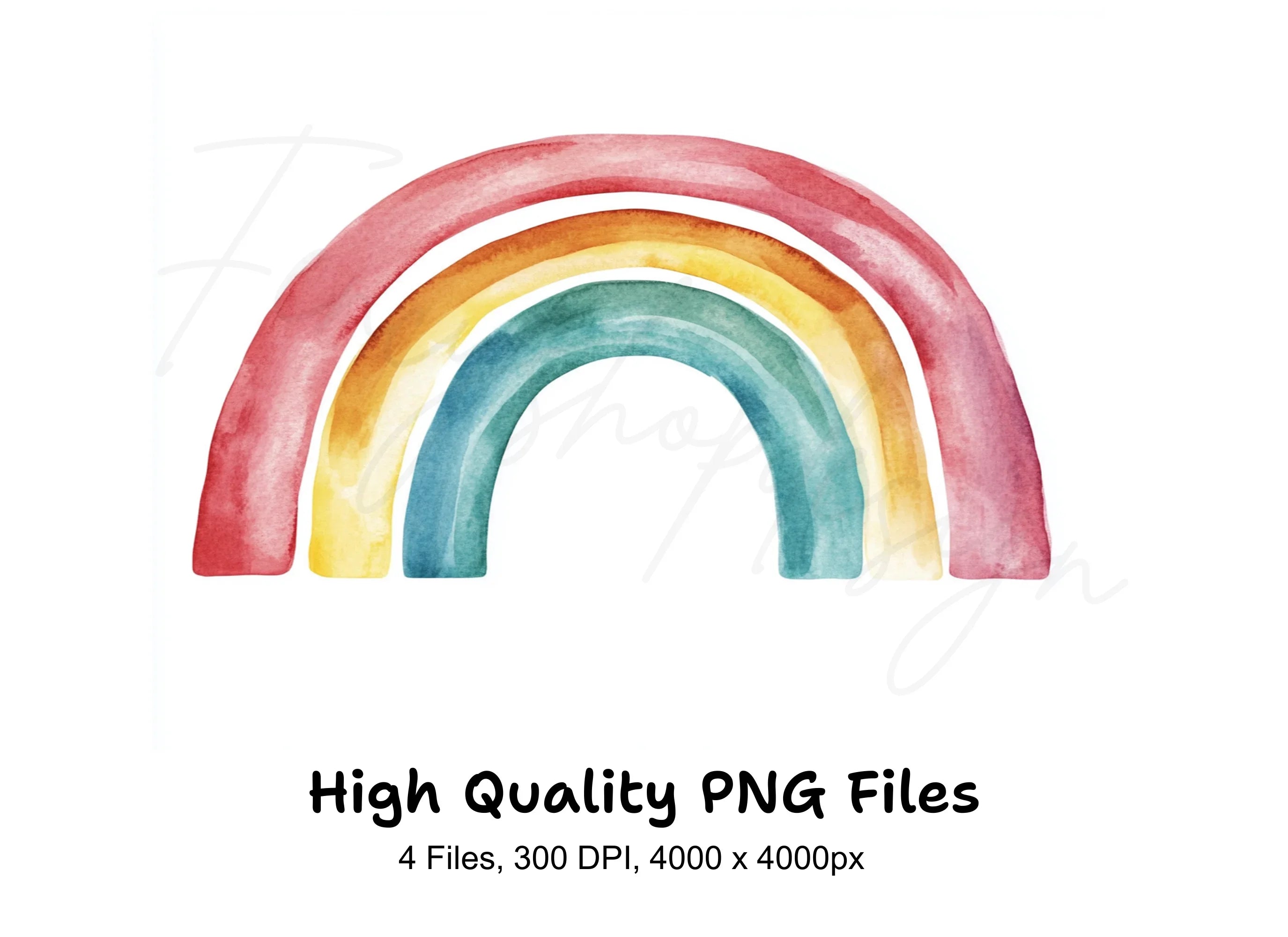 Rainbow Clipart Bundle