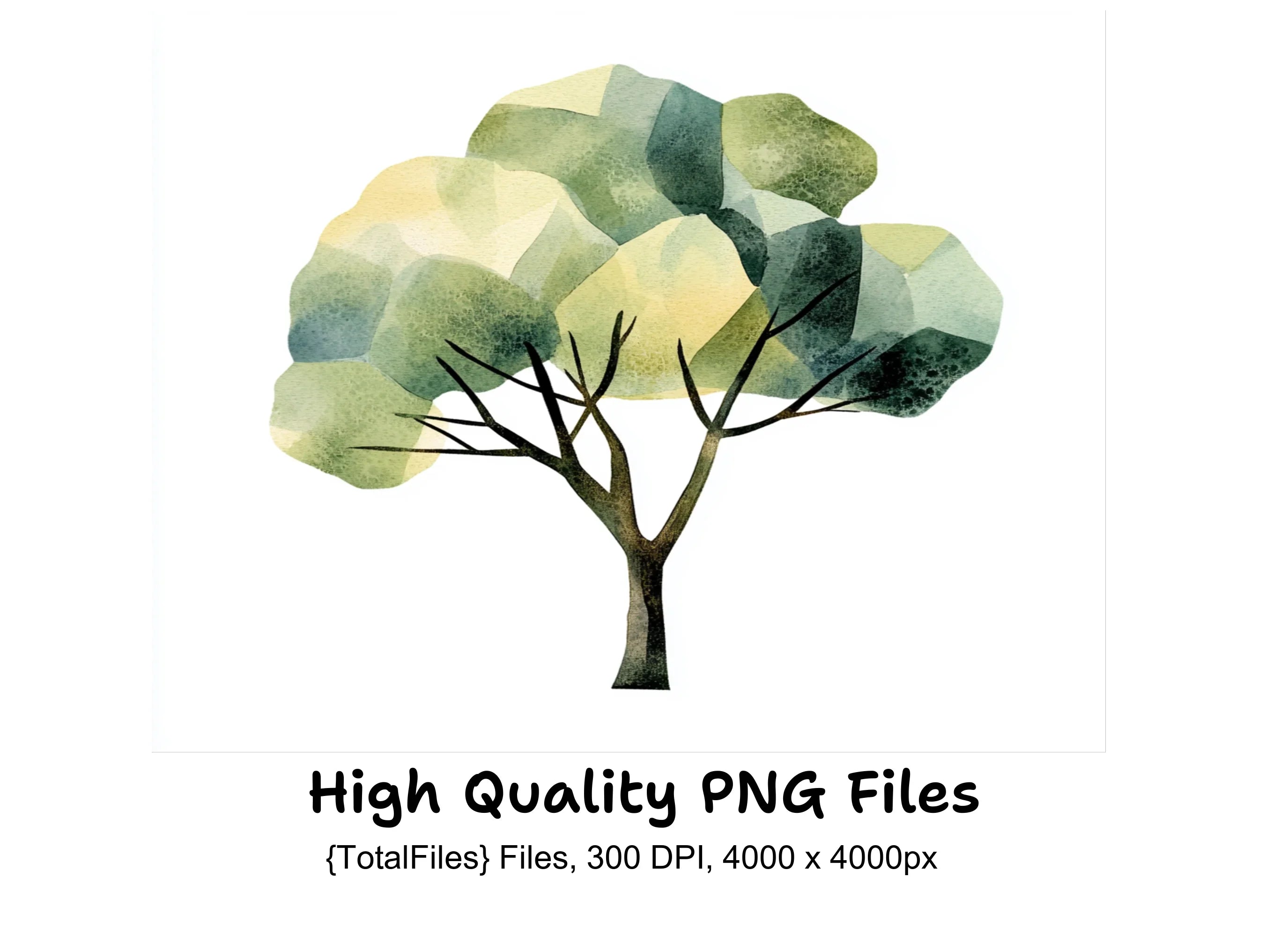 Trees Clipart Bundle