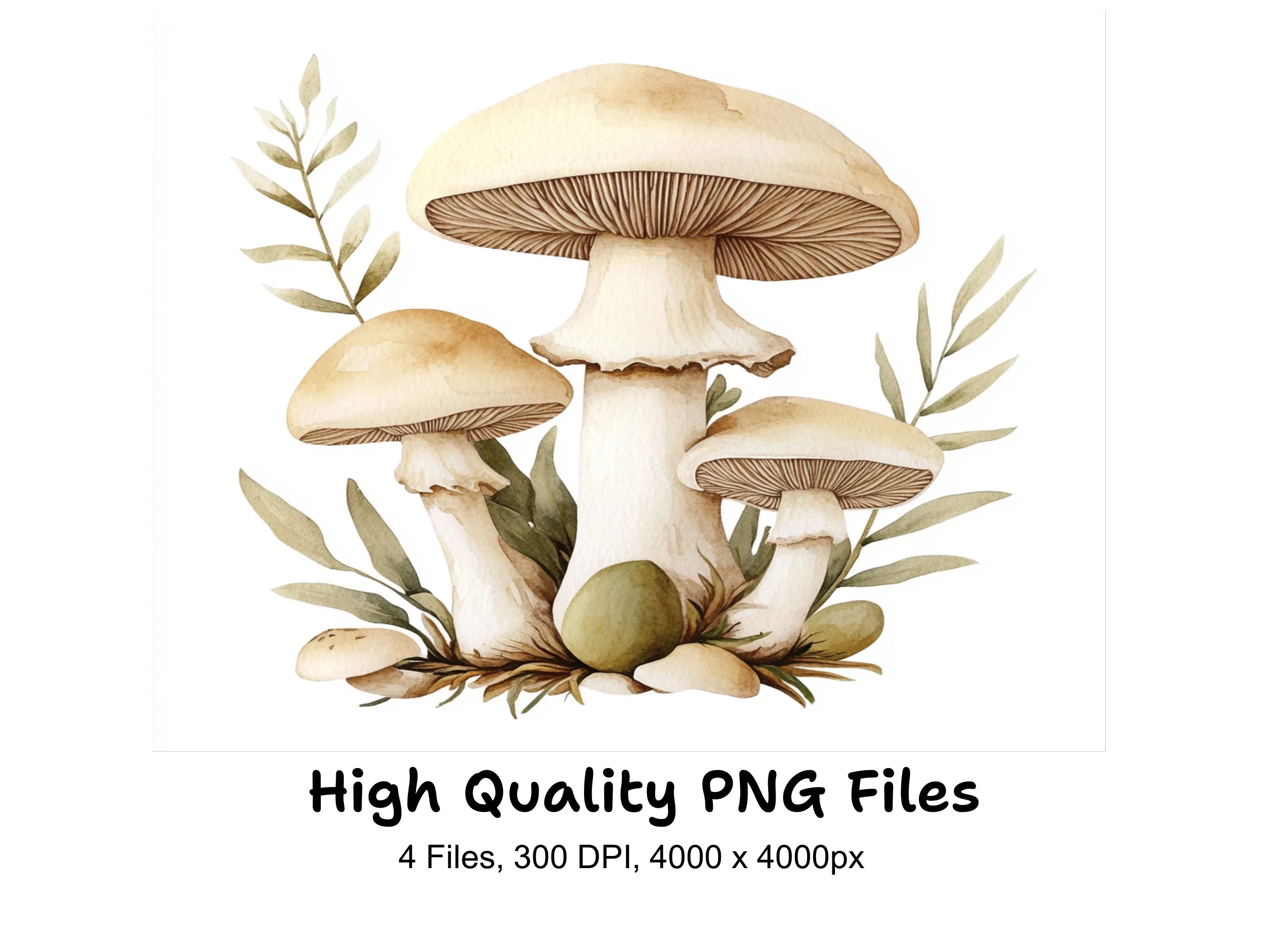 Mushroom Clipart Bundle