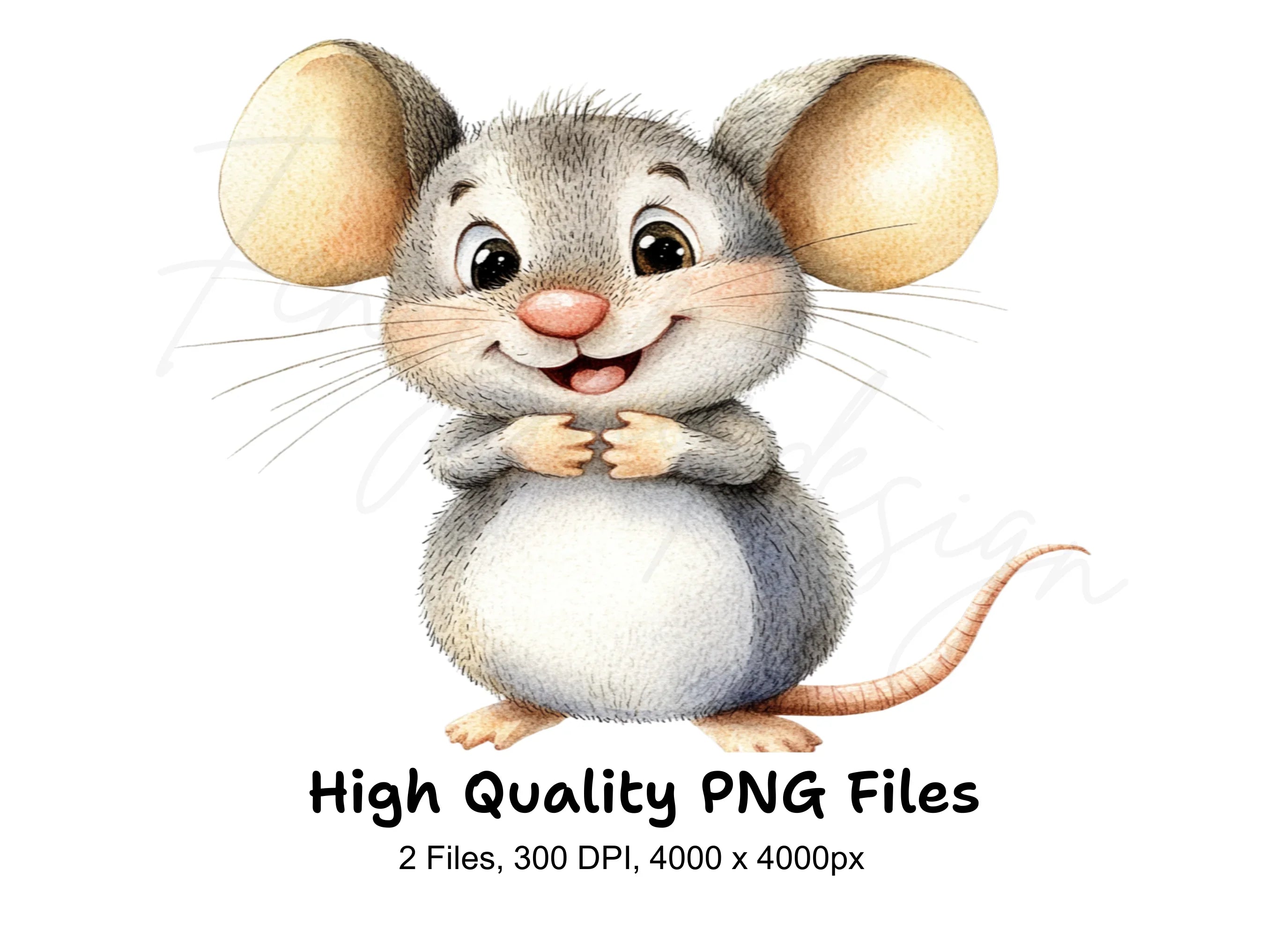 Cute Mouse Clipart Bundle