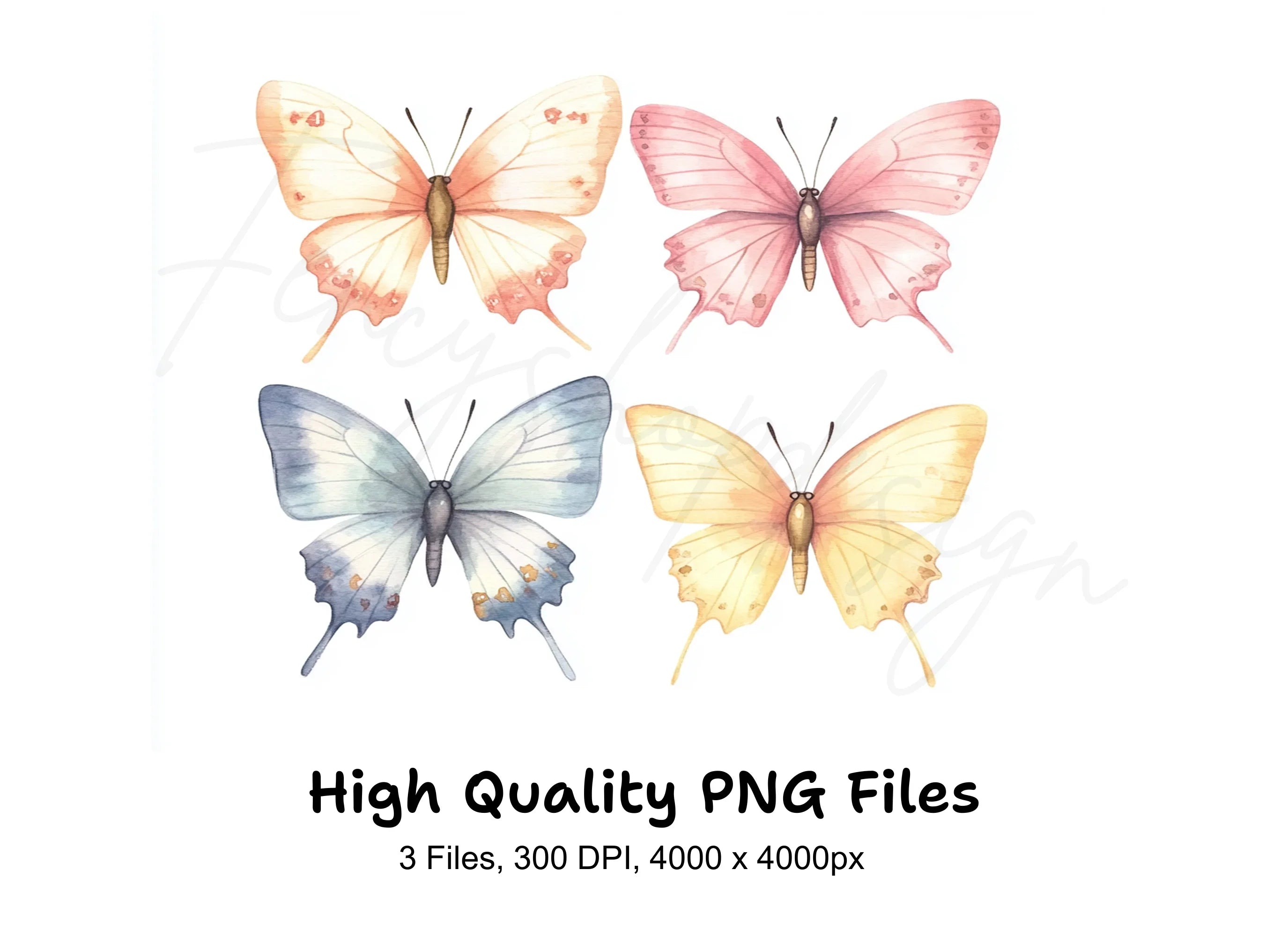 Butterfly Clipart Bundle