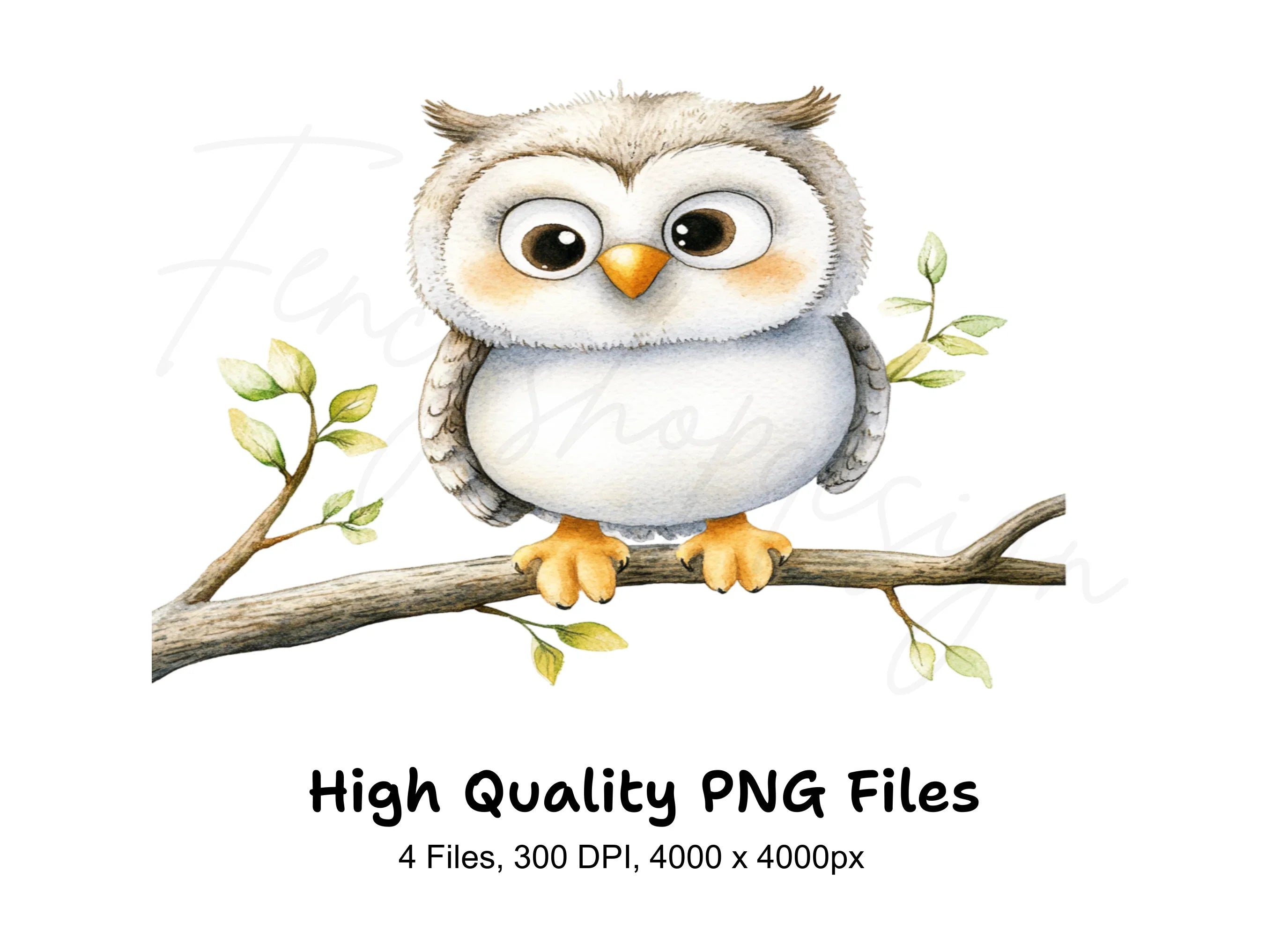 Cute Owl Clipart Bundle