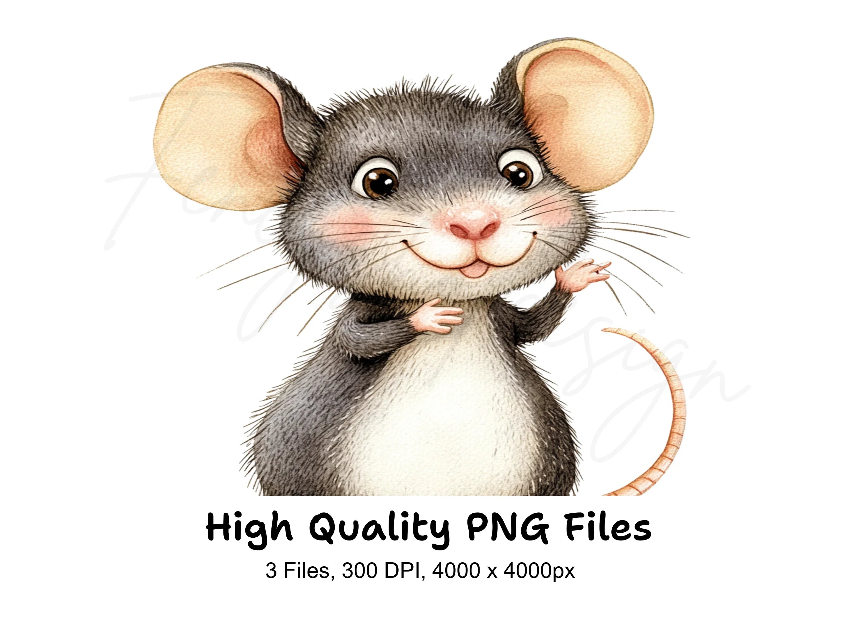Cute Mouse Clipart Bundle