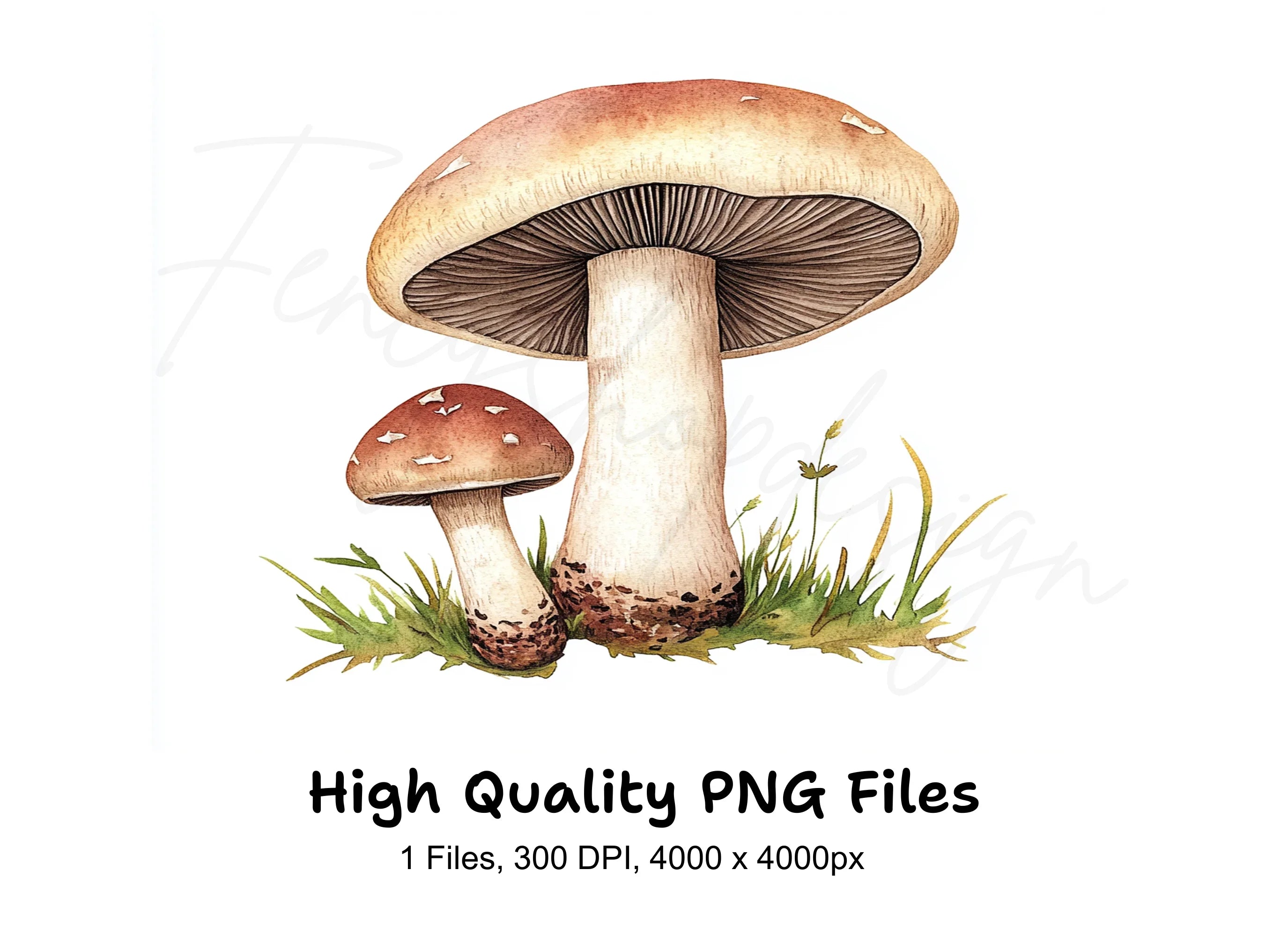 Mushroom Clipart Bundle