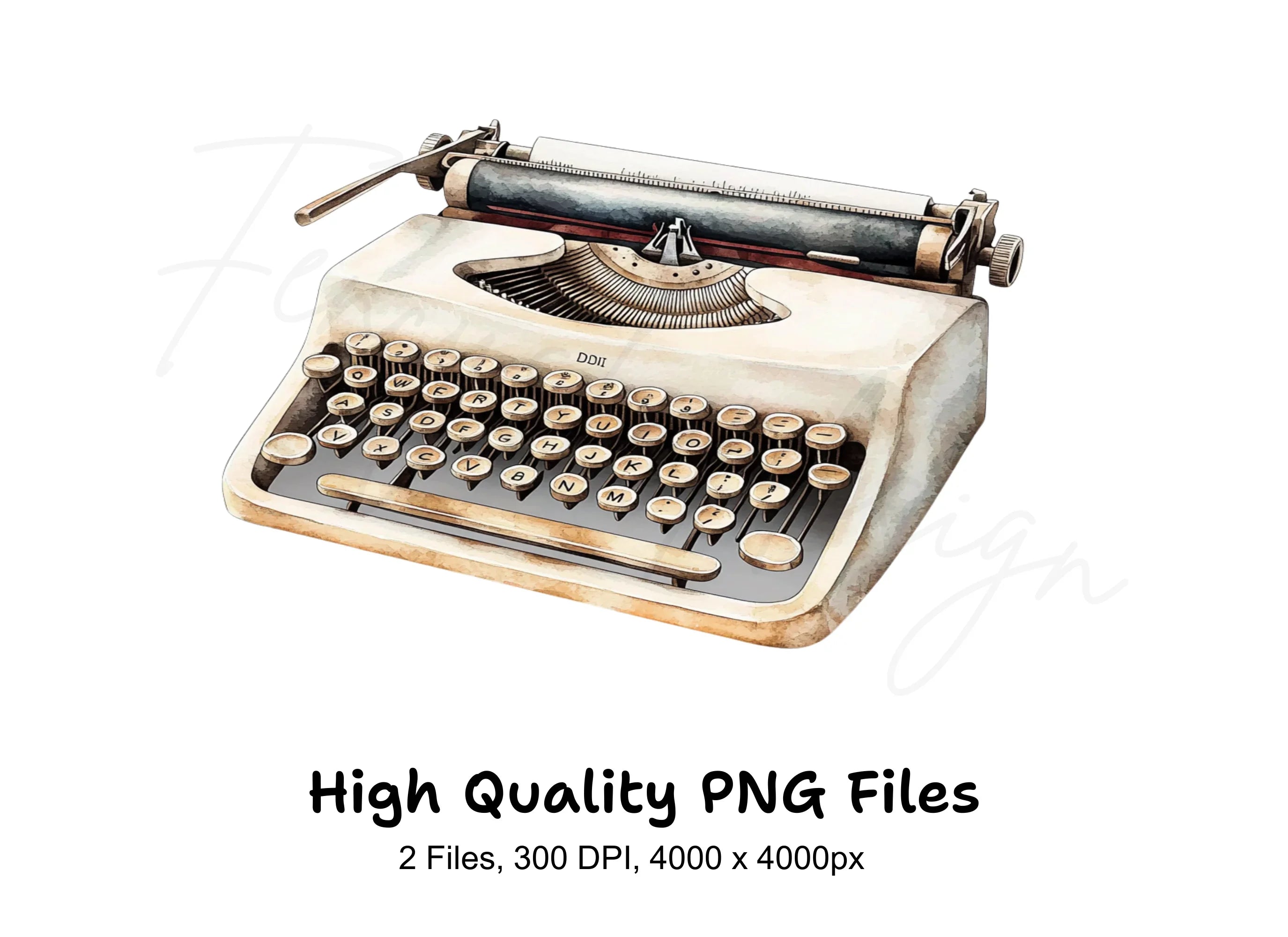 Typewriter Clipart Bundle