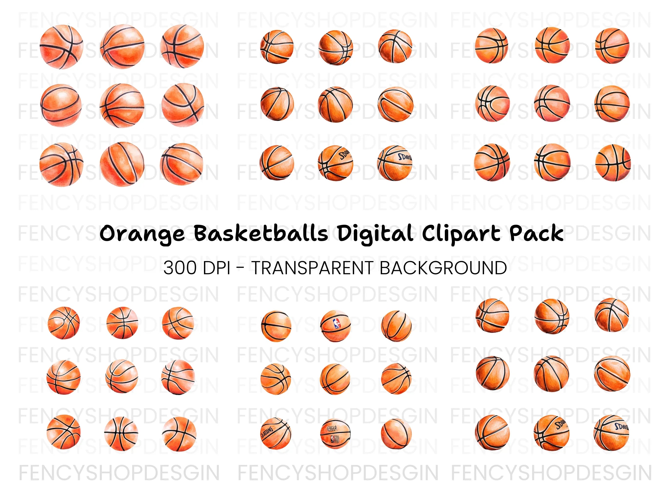 Basketball Clipart Bundle