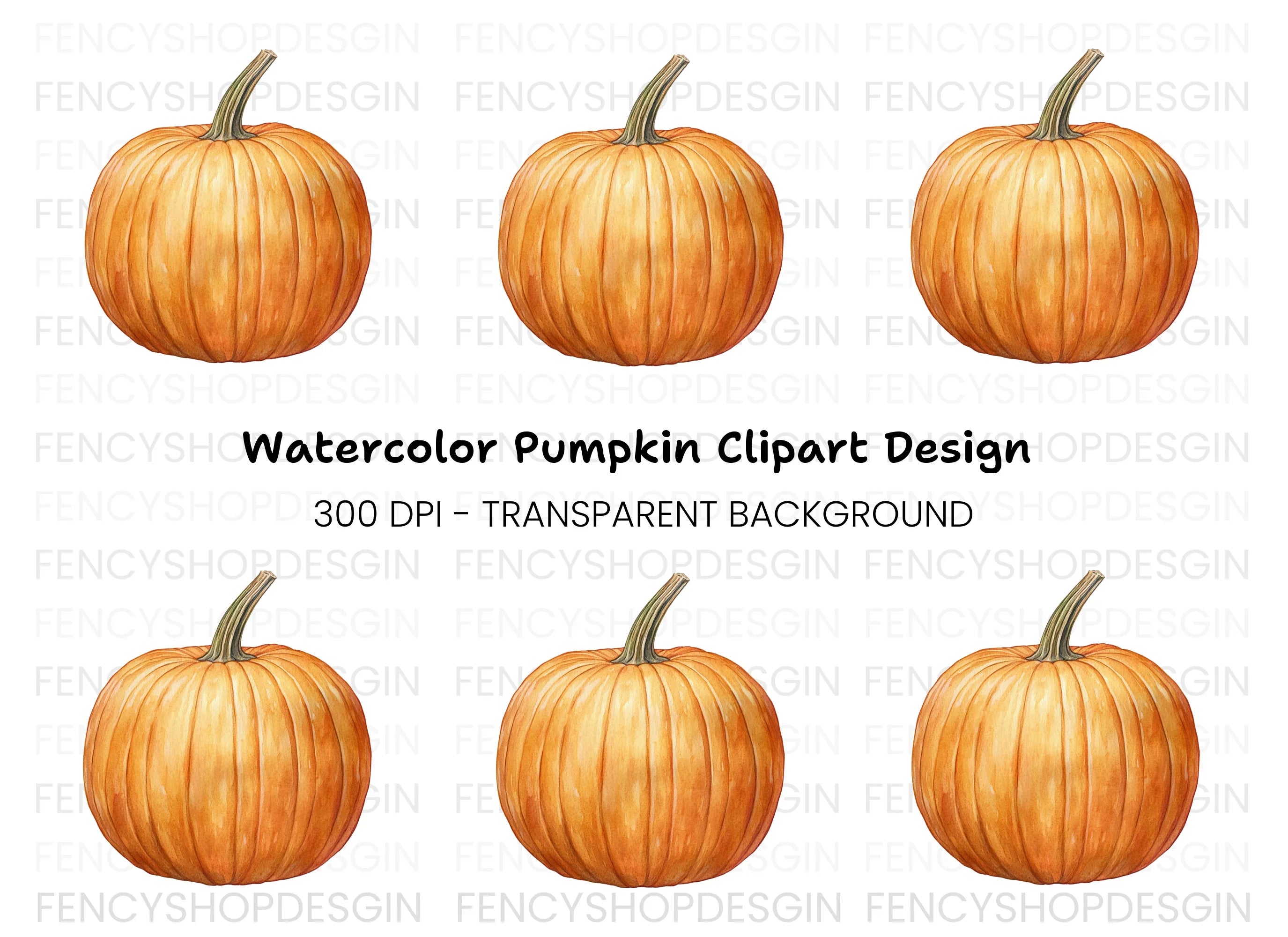 Pumpkin Fall Clipart Bundle