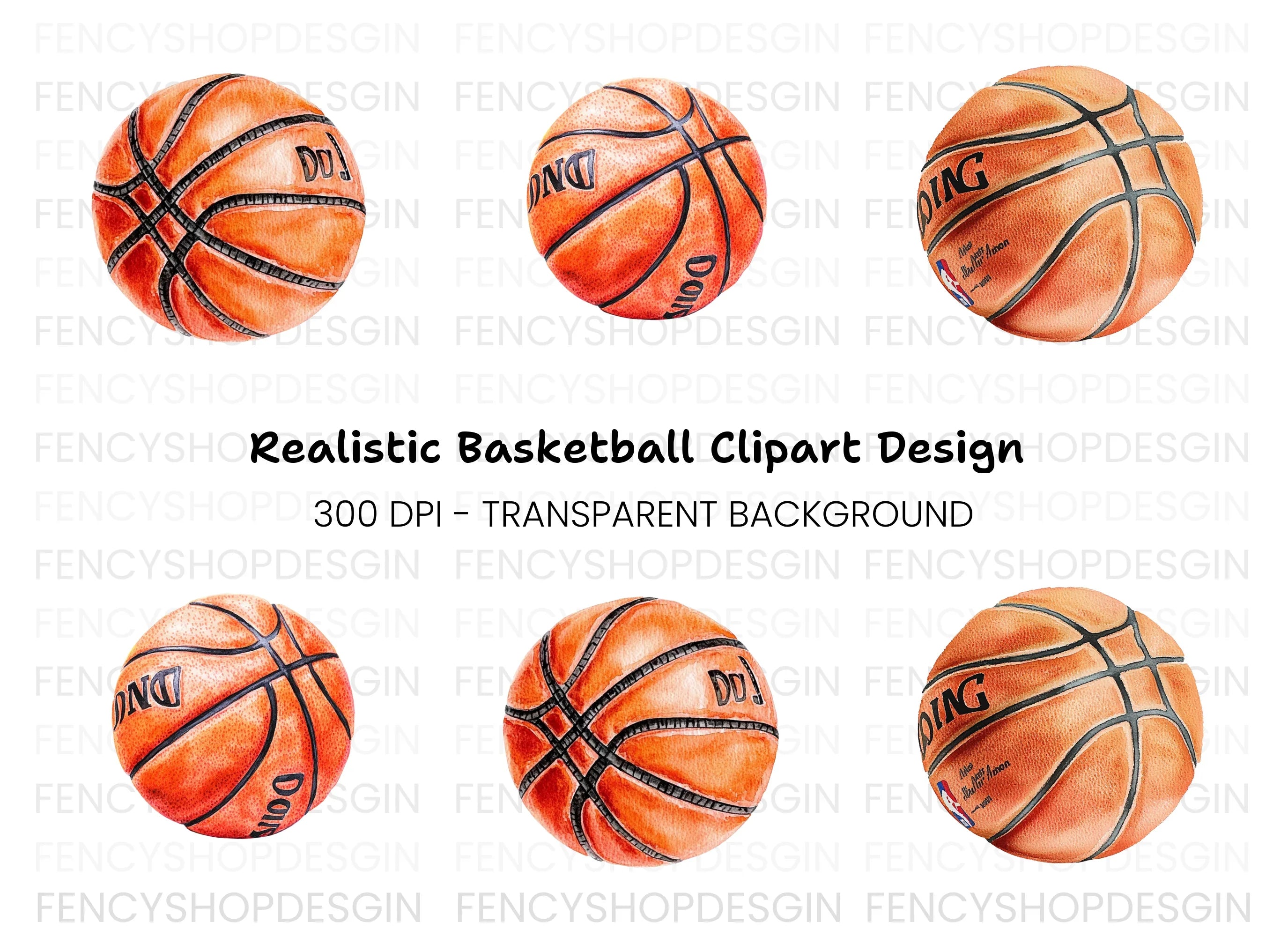 Basketball Clipart Bundle