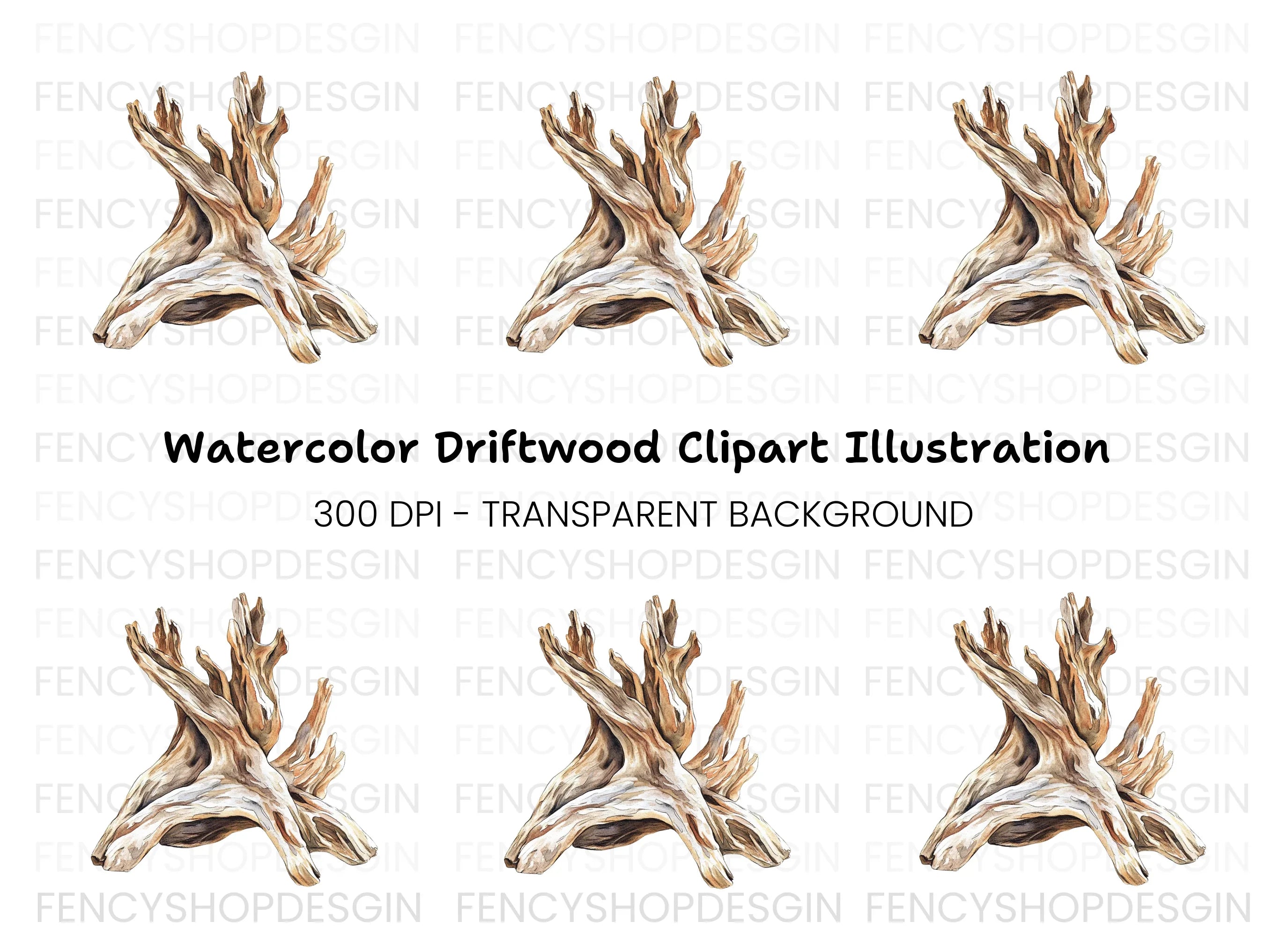 Driftwood Clipart Bundle