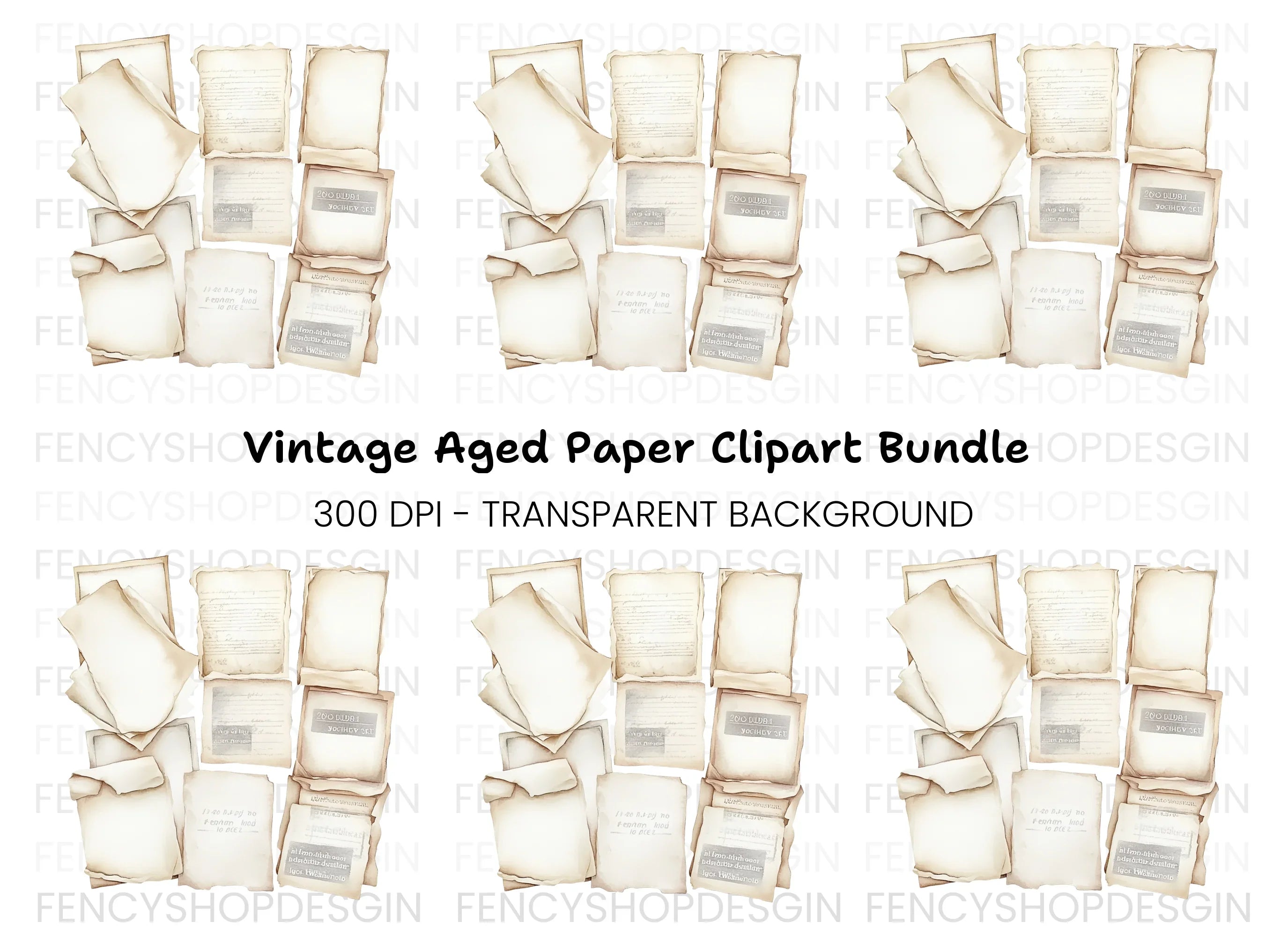 Vintage Clipart Bundle