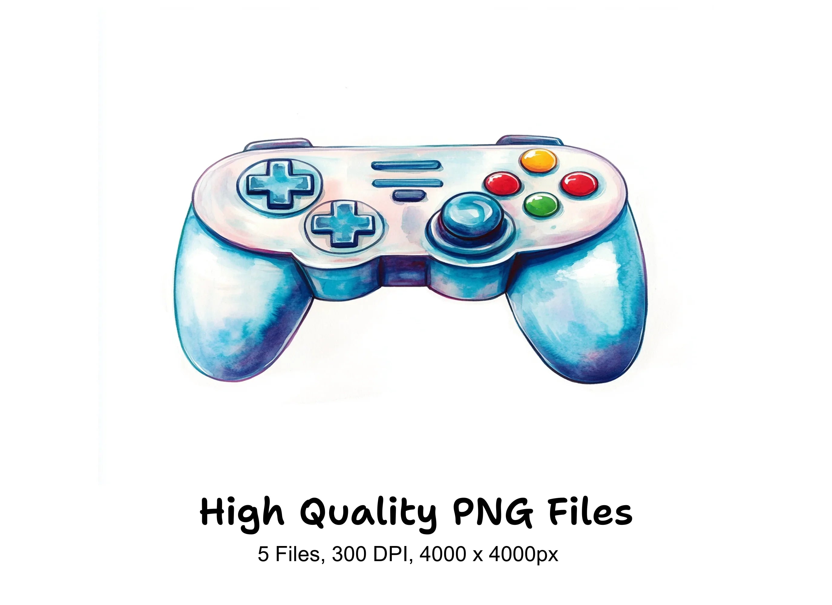 Gaming Controller Clipart Bundle