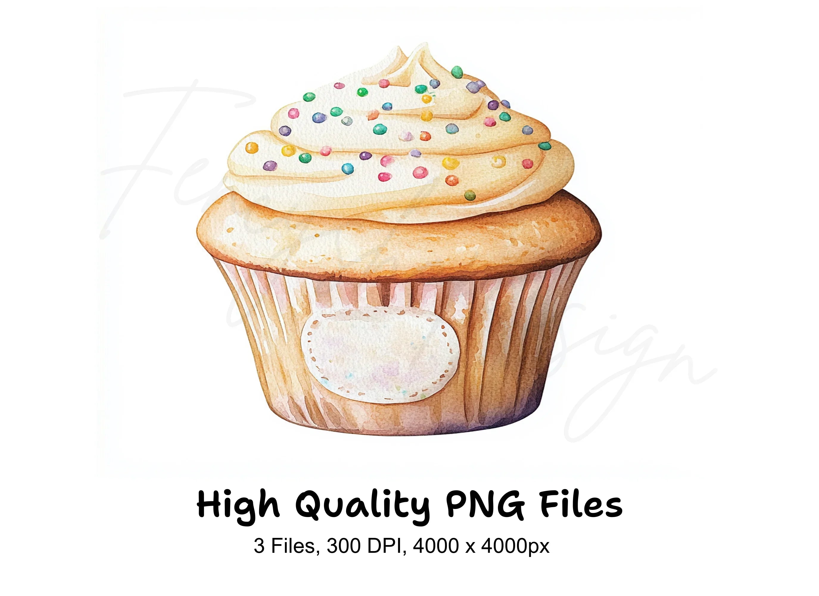 Cupcake Clipart Bundle