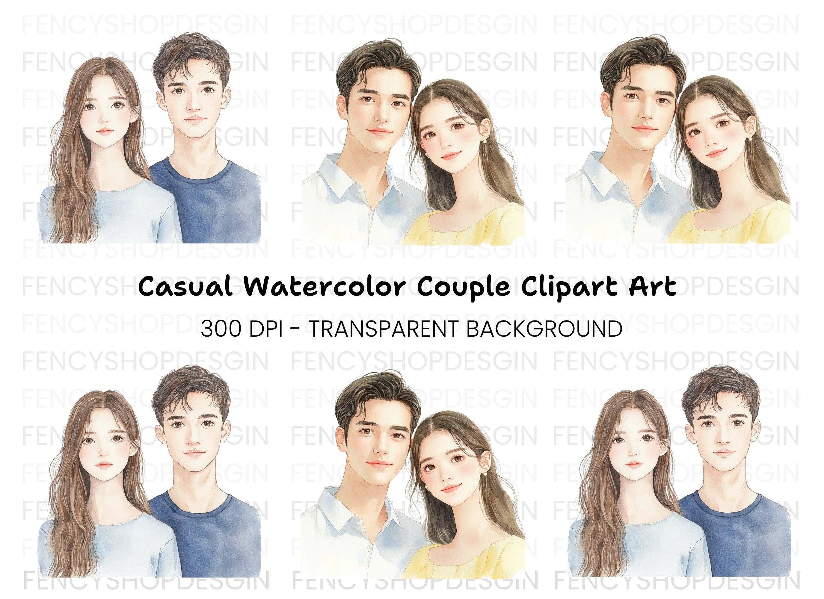 Couple Clipart Bundle