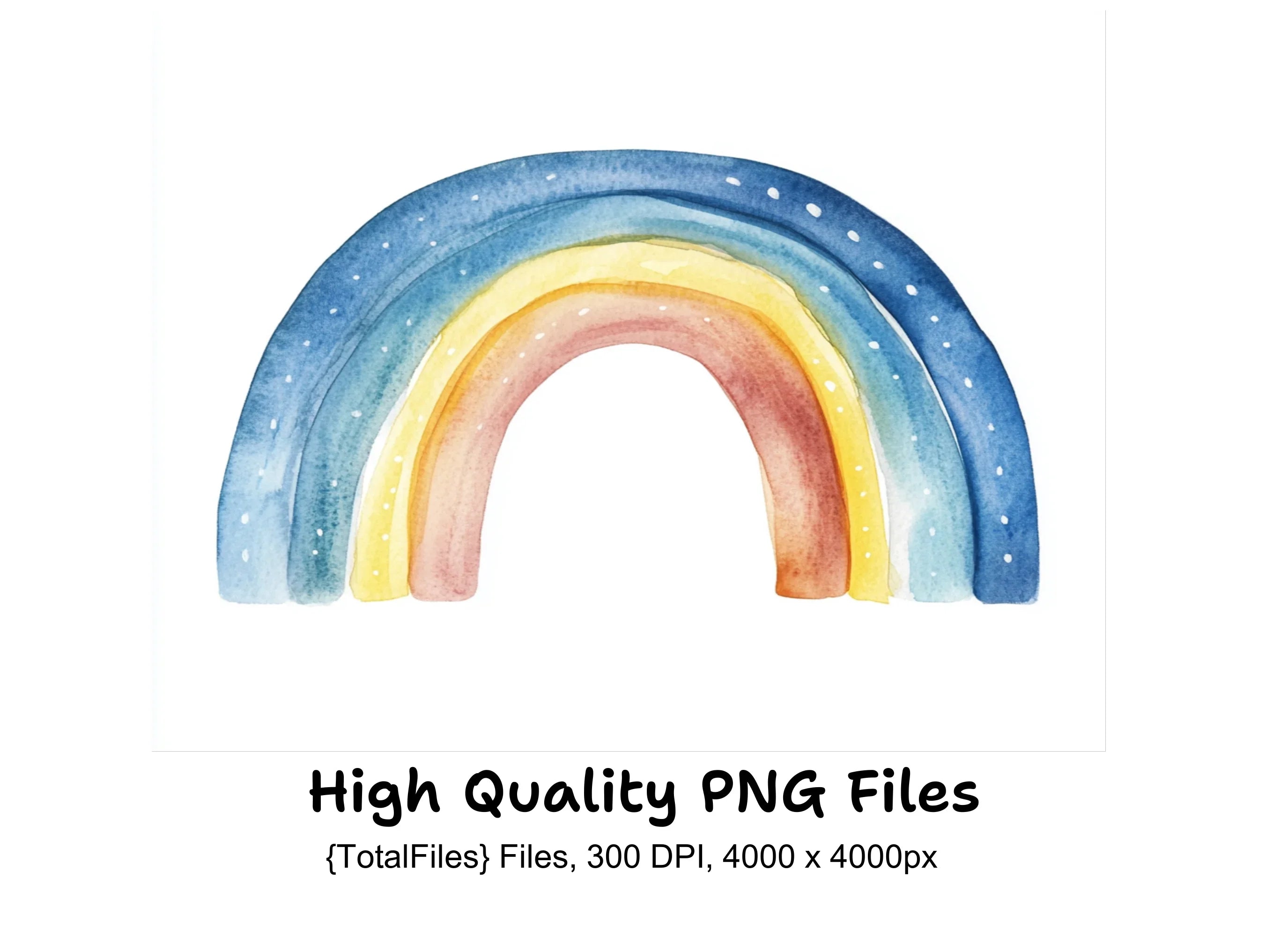 Rainbow Clipart Bundle