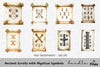Ancient Mystical Symbols Clipart Bundle