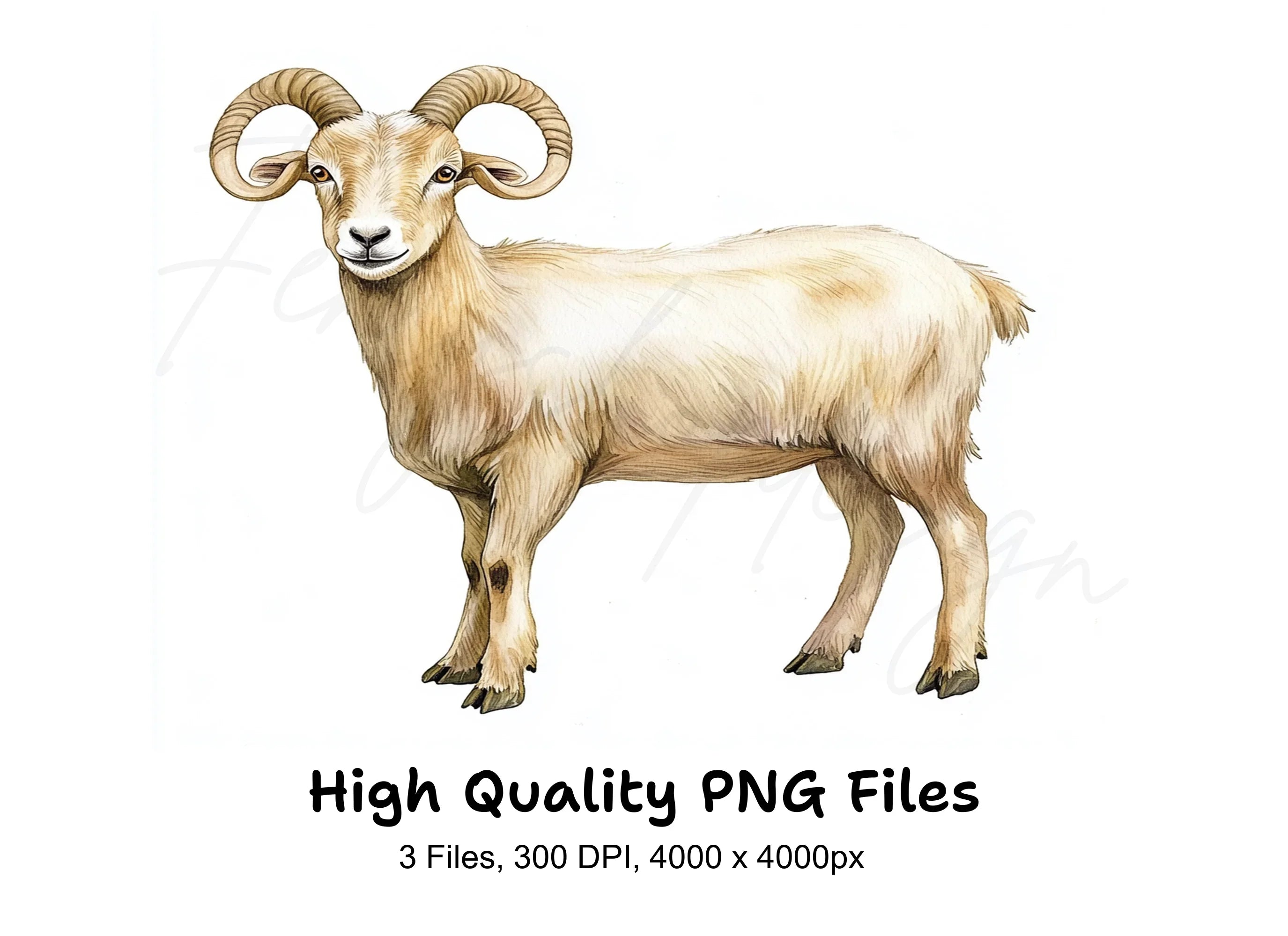Bighorn Sheep Clipart Bundle