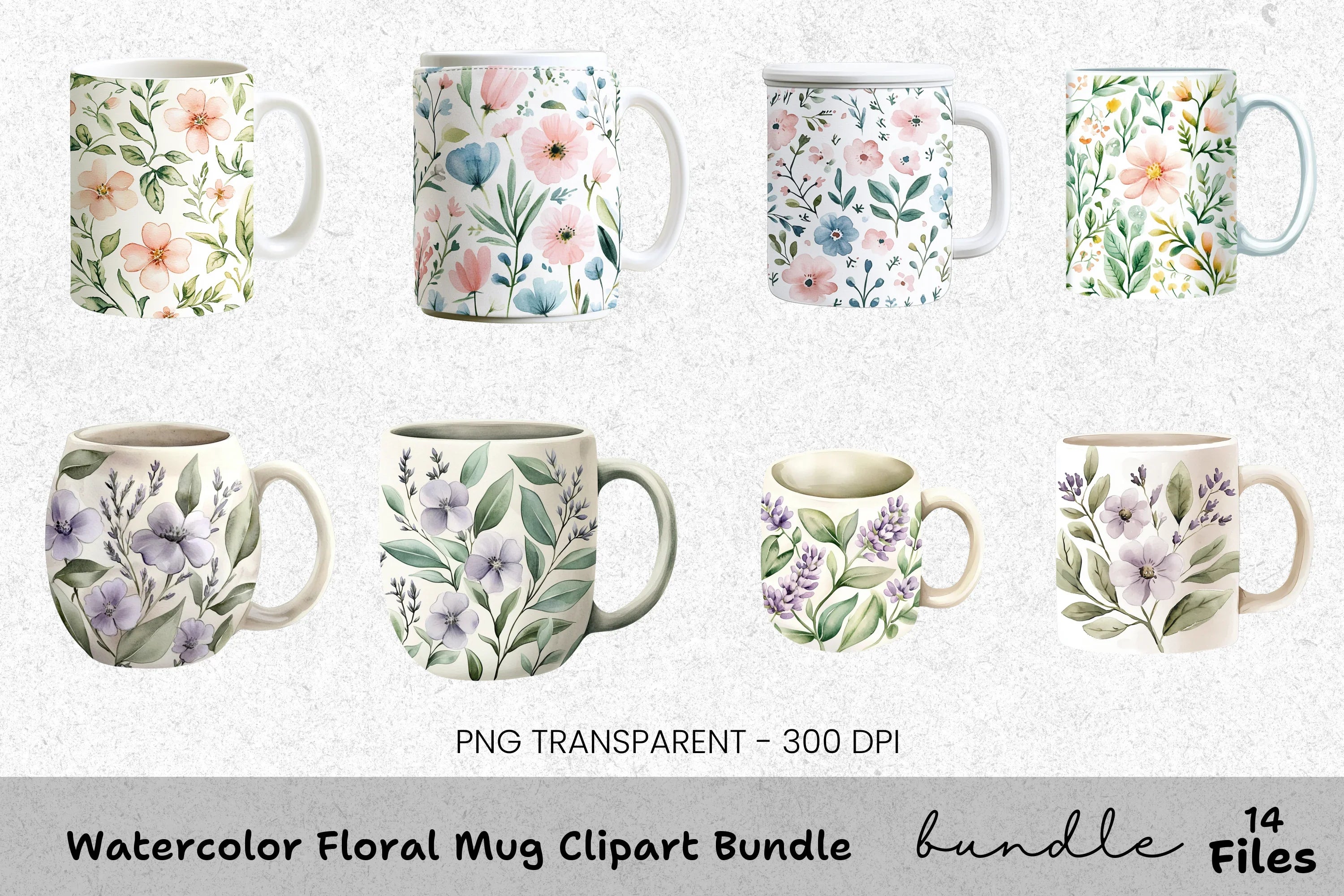 Floral Clipart Bundle