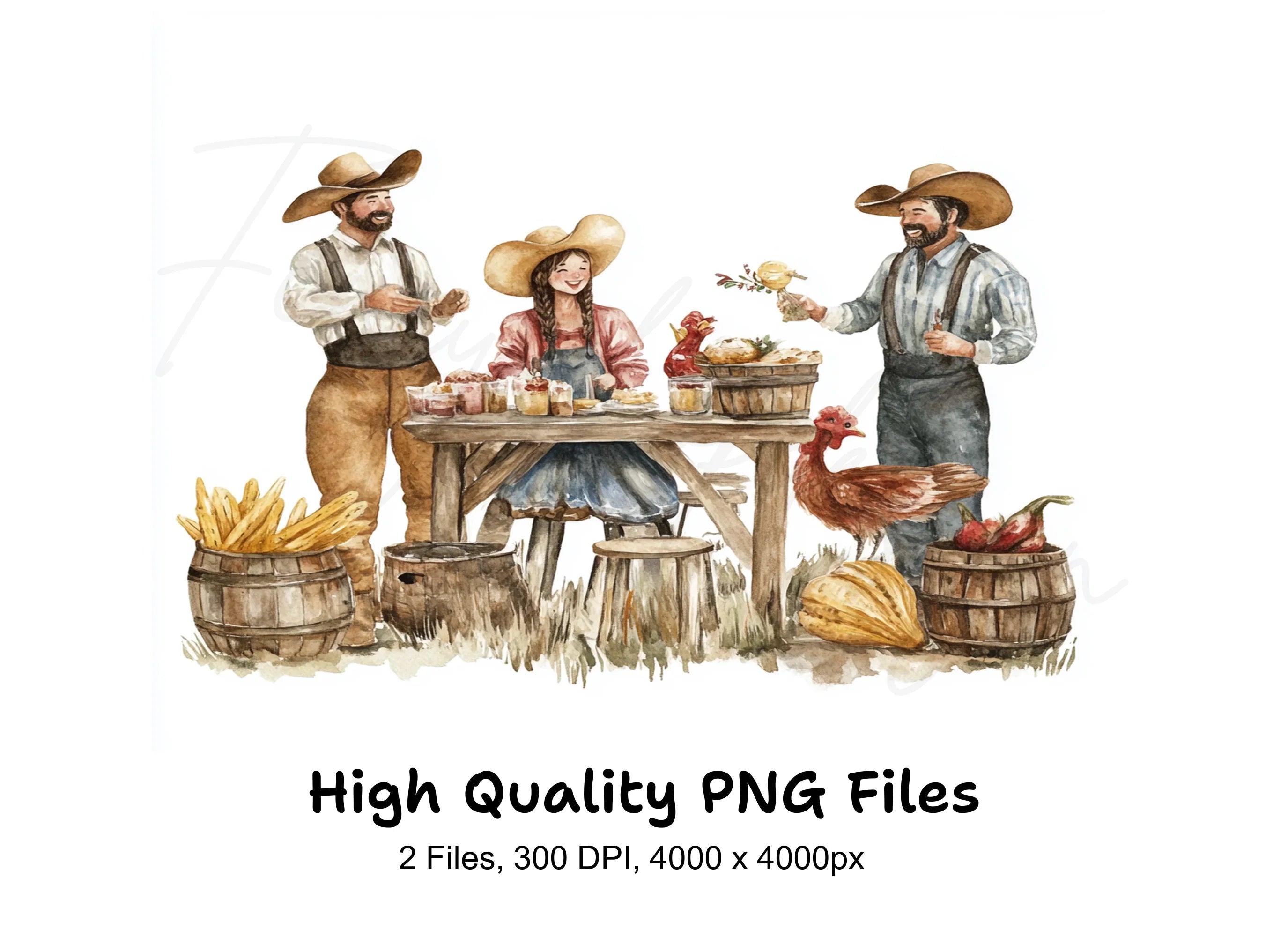 Farm Life Clipart Bundle