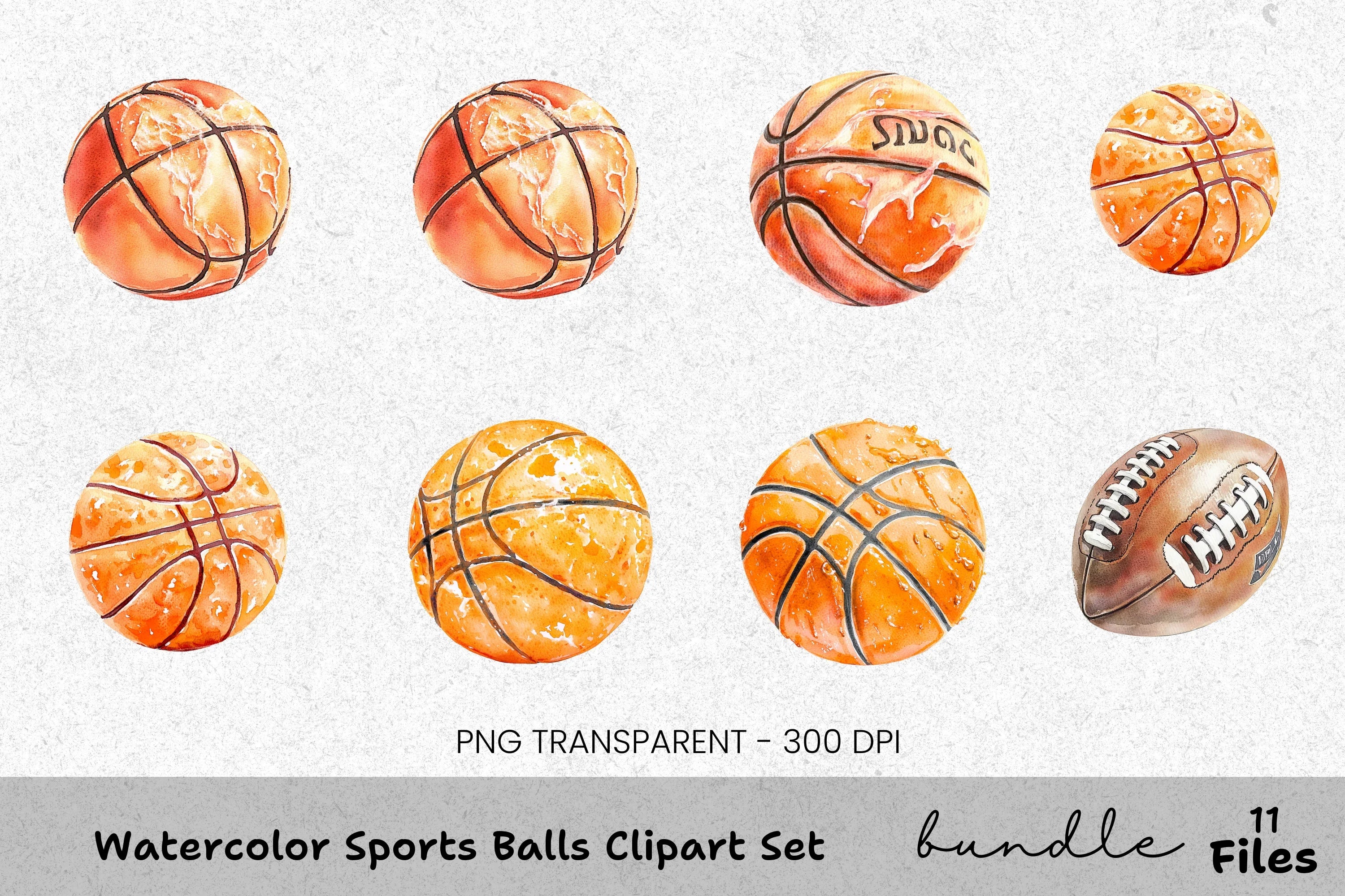 Sports Balls Clipart Bundle