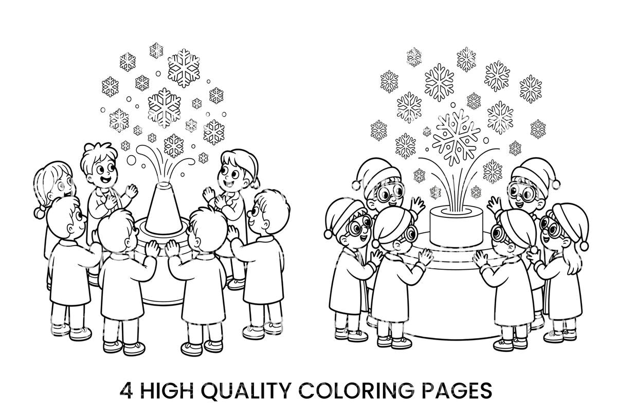 Snowflake Machine Coloring Books