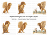 Mythical Winged Lion Clipart Bundle