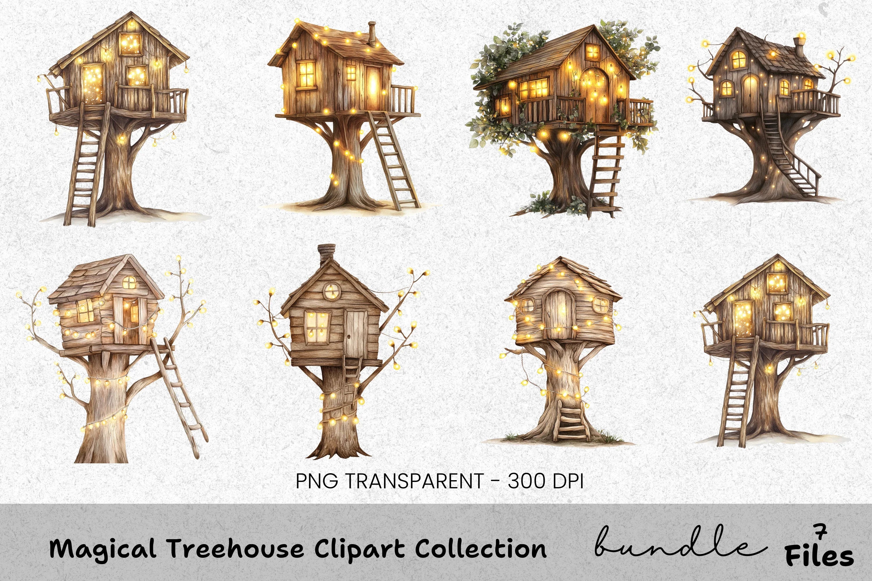 Magical Treehouse Clipart Bundle