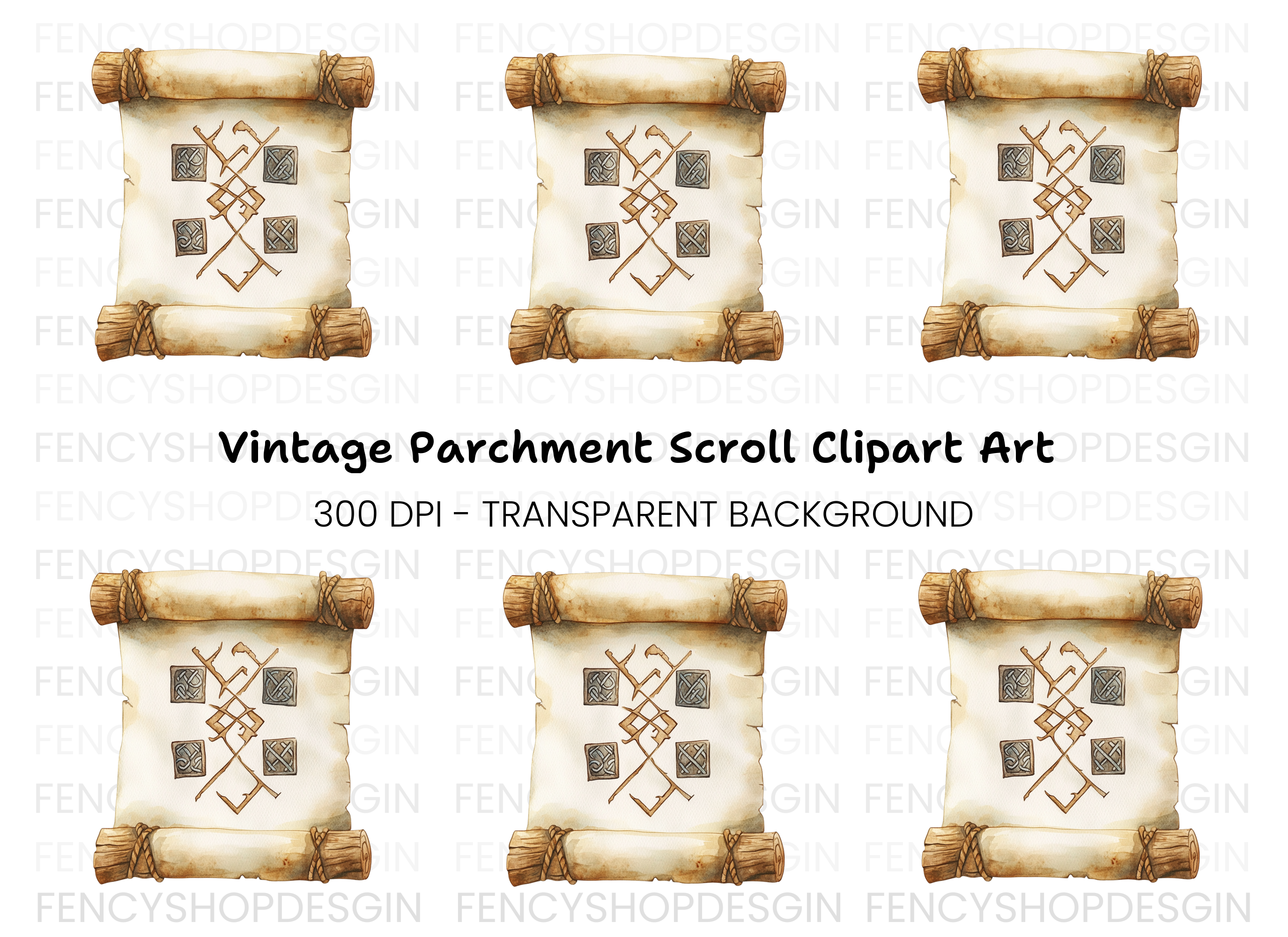 Ancient Celtic Knot Clipart Bundle
