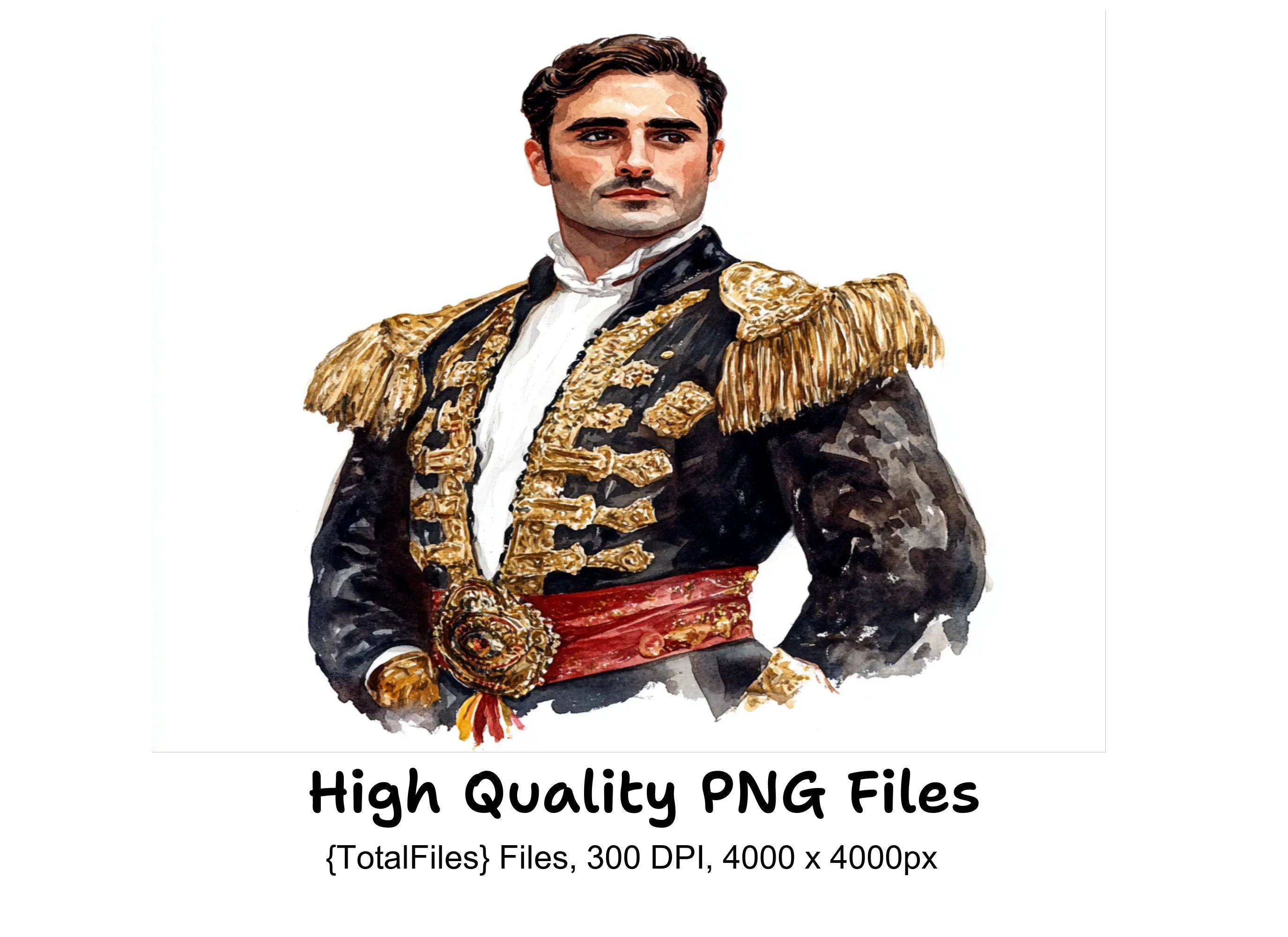 Spanish Matador Clipart Bundle