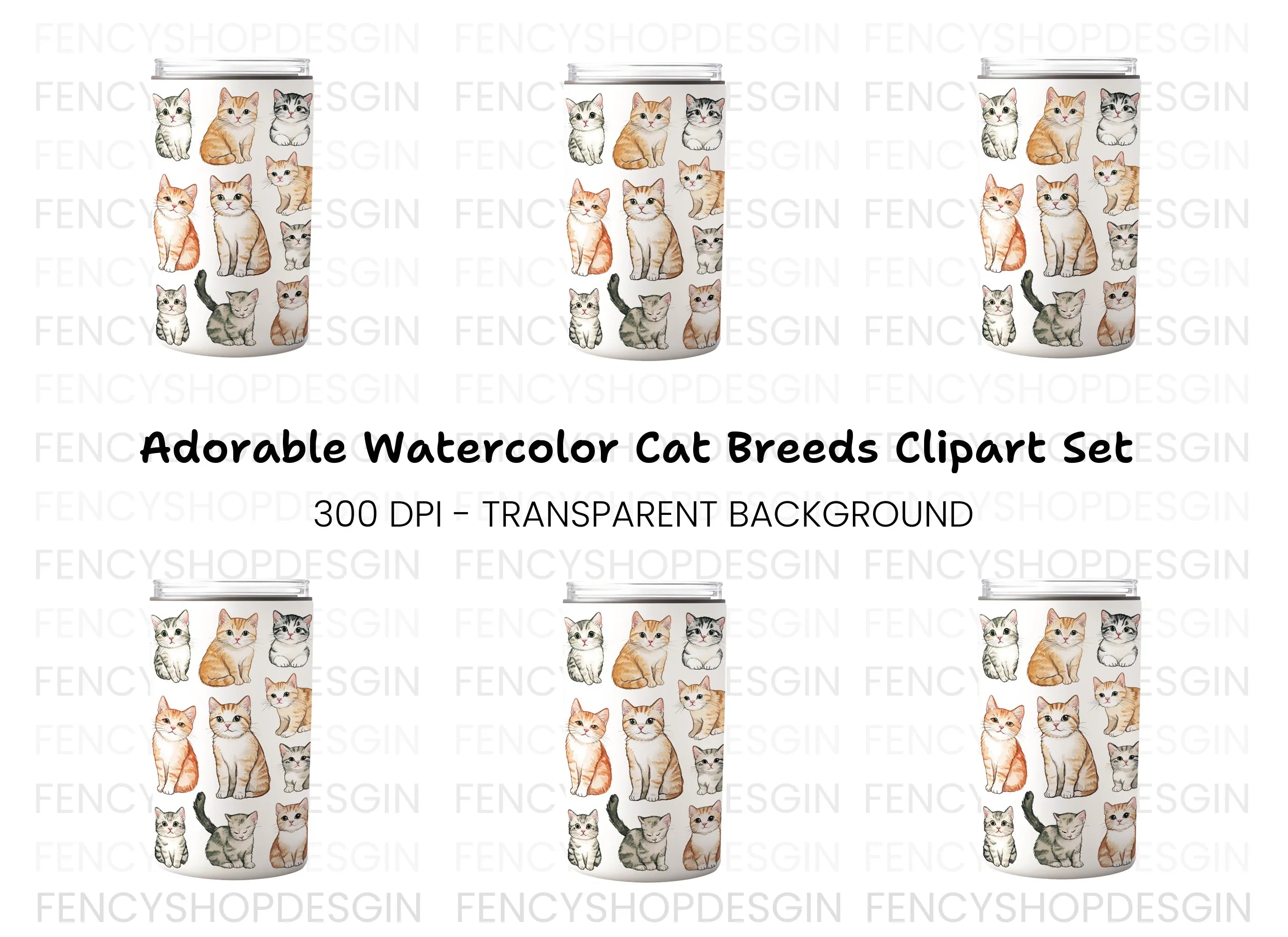 Adorable Kitten Clipart Bundle
