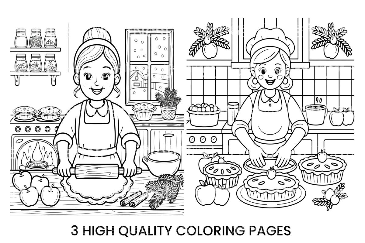 Baking Day Fun Coloring Books