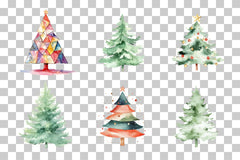 Christmas Tree Clipart Bundle - CraftNest - Digital Crafting and Art