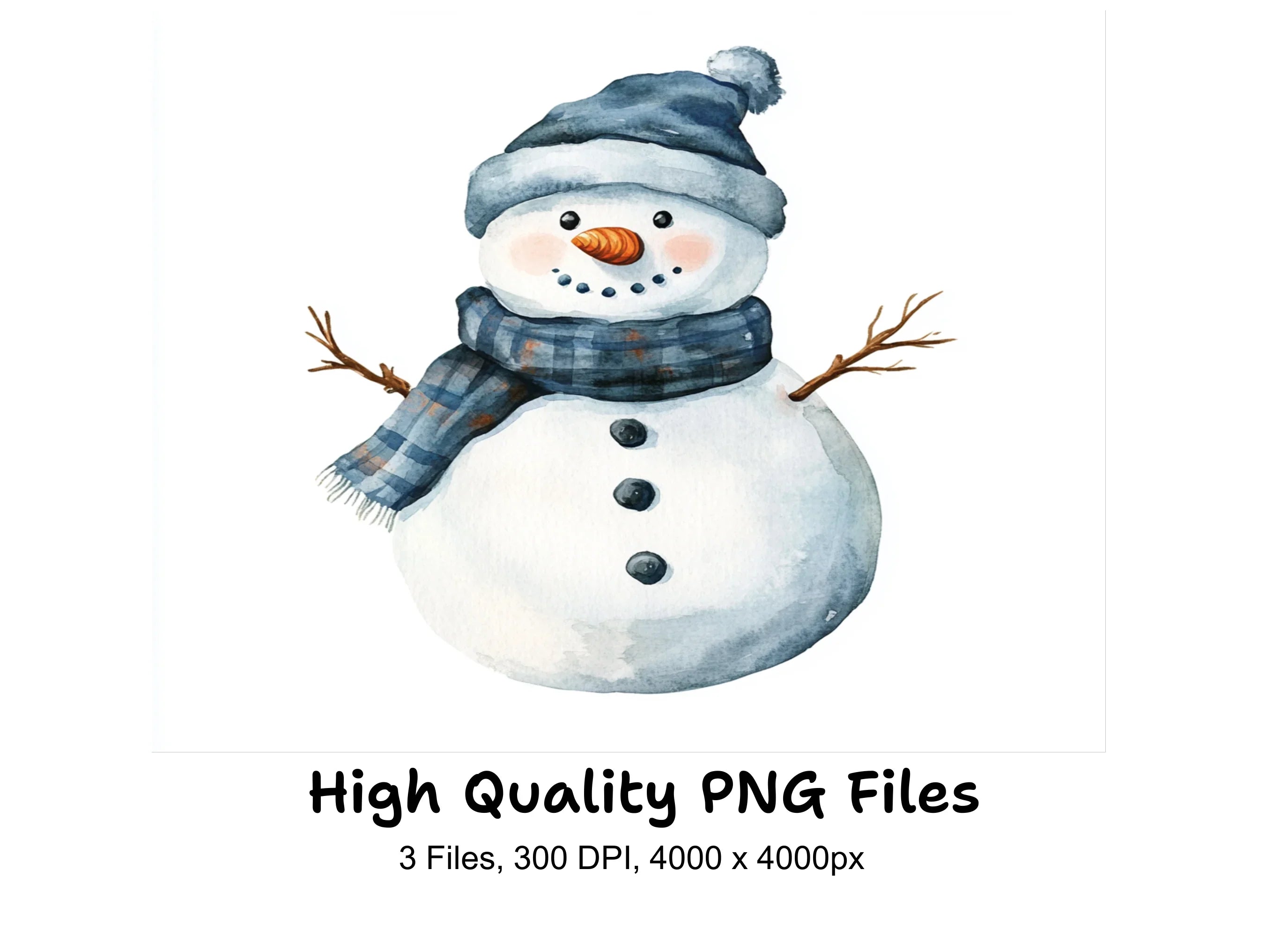 Snowman Clipart Bundle