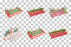 Christmas Keyboard Clipart Bundle - CraftNest - Digital Crafting and Art