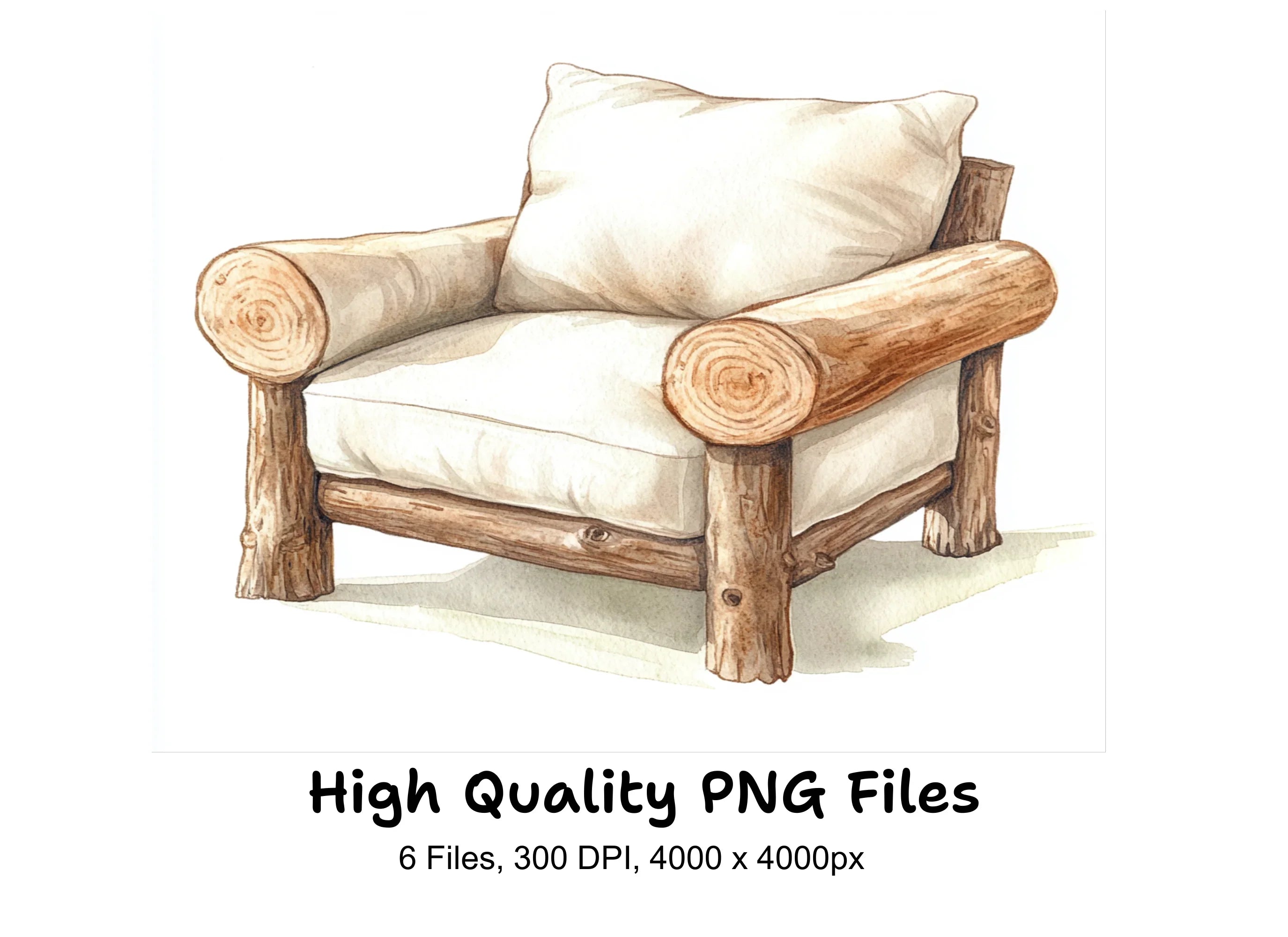 Comfortable Armchairs Clipart Bundle