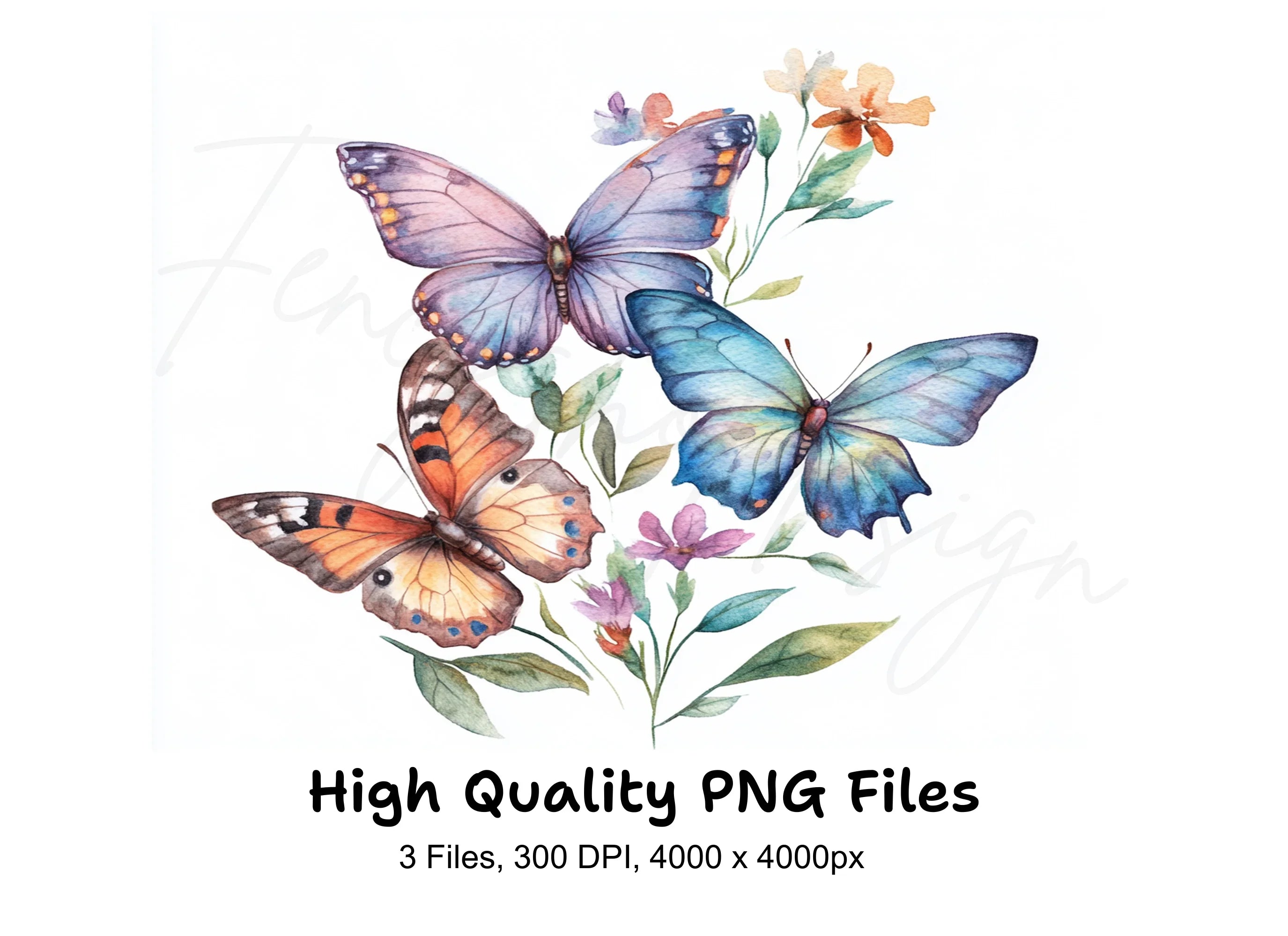 Butterfly Clipart Bundle