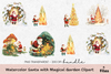 Santa's Magical Garden Clipart Bundle