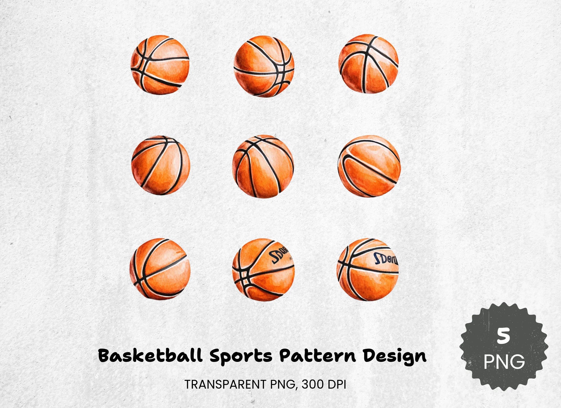 Basketball Sports Pattern Design Clipart Bundle - CraftNest - Digital Crafting and Art
