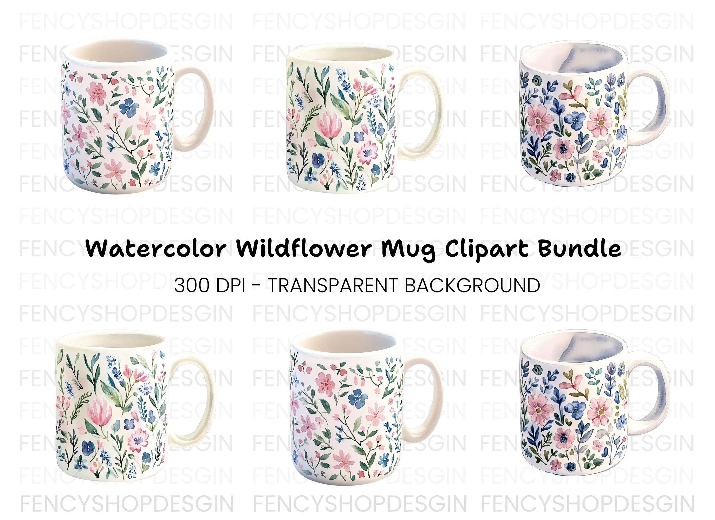 Wildflower Clipart Bundle