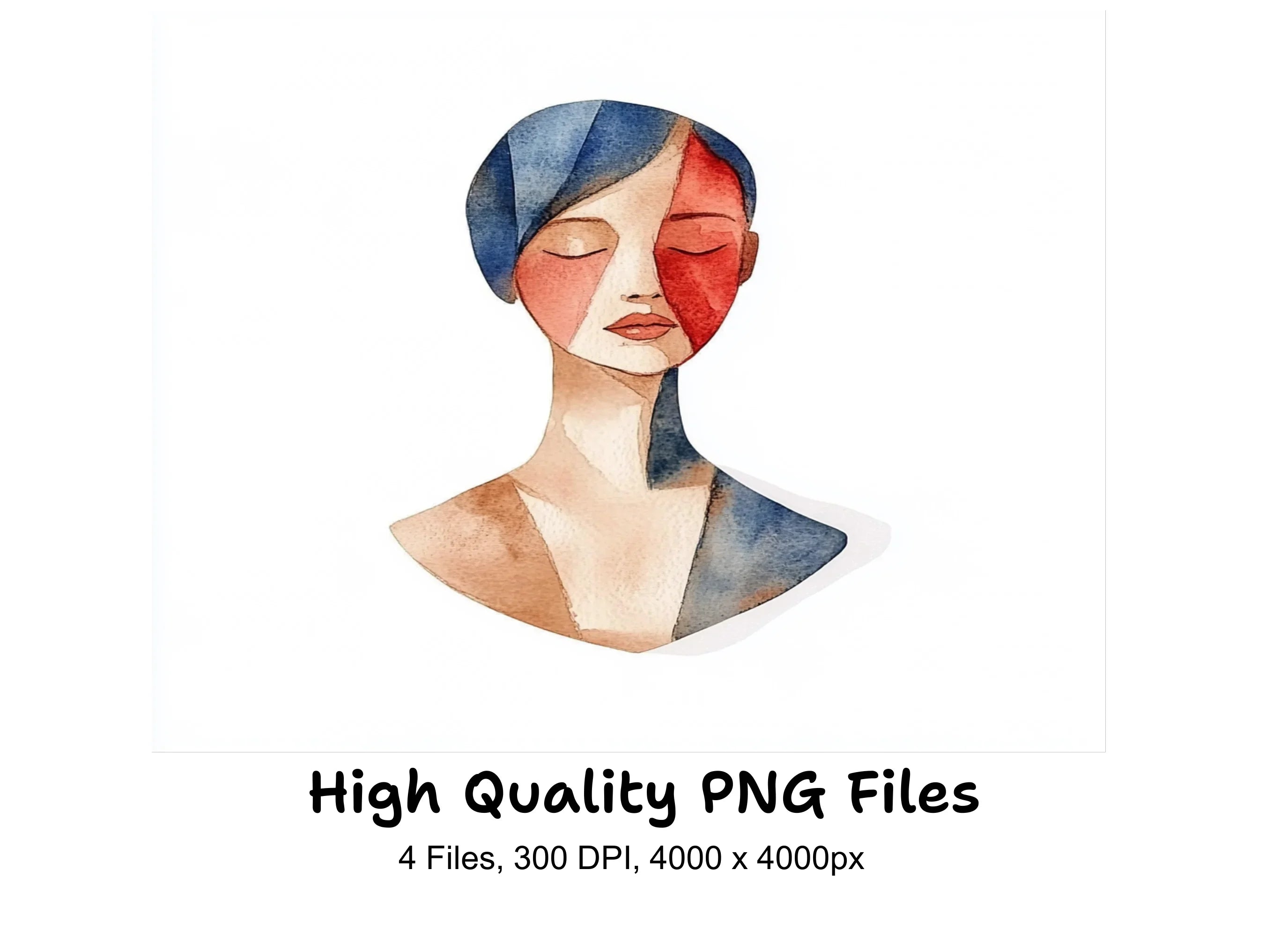 Abstract Women Clipart Bundle