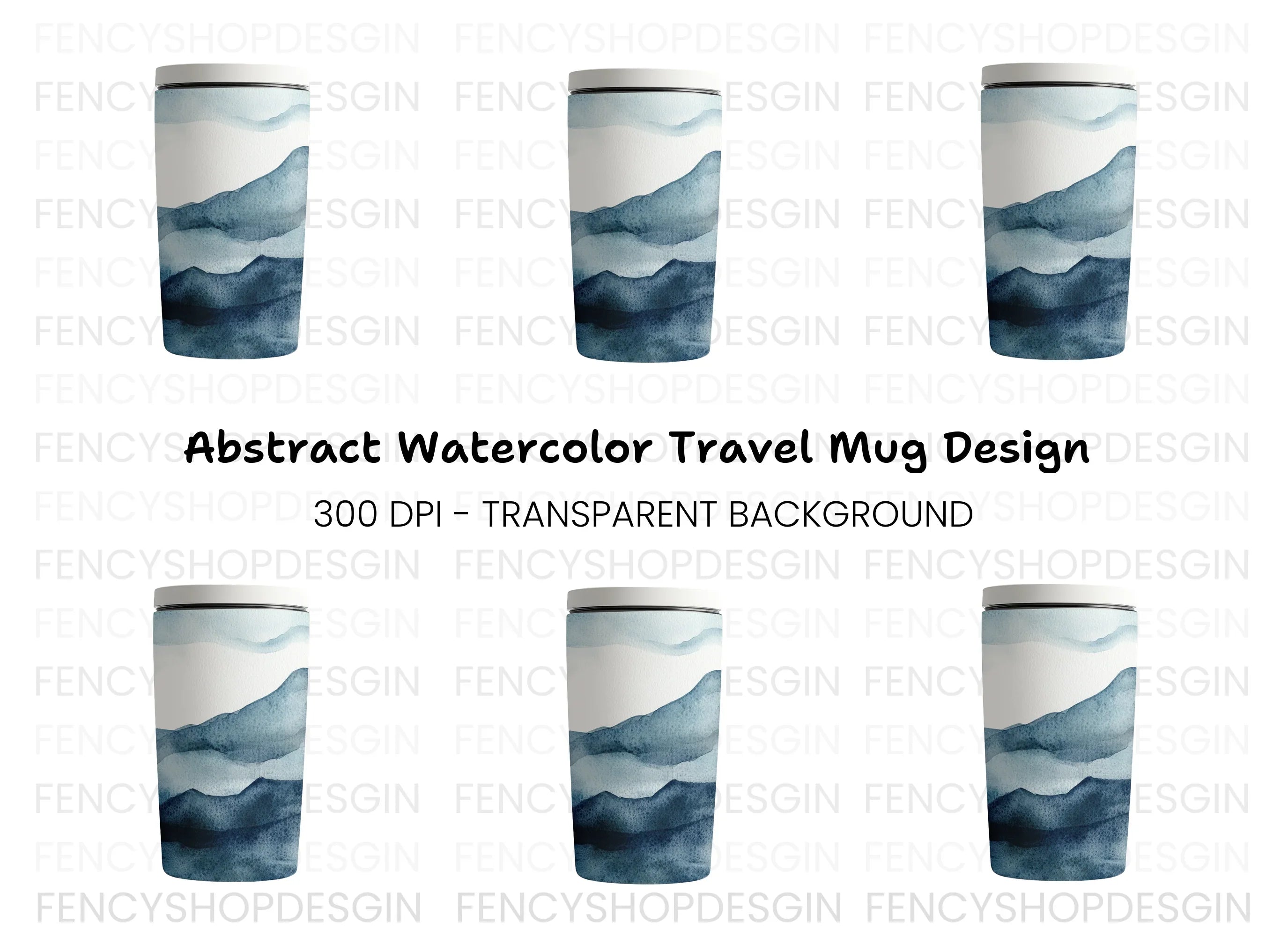 Blue Mountain Travel Clipart Bundle
