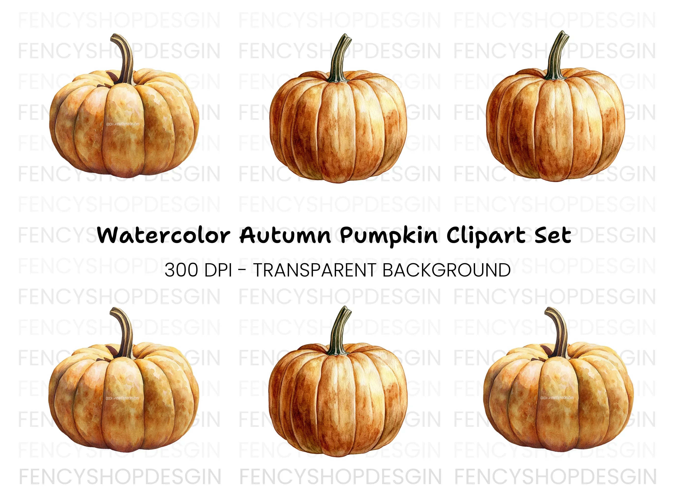 Pumpkins Clipart Bundle