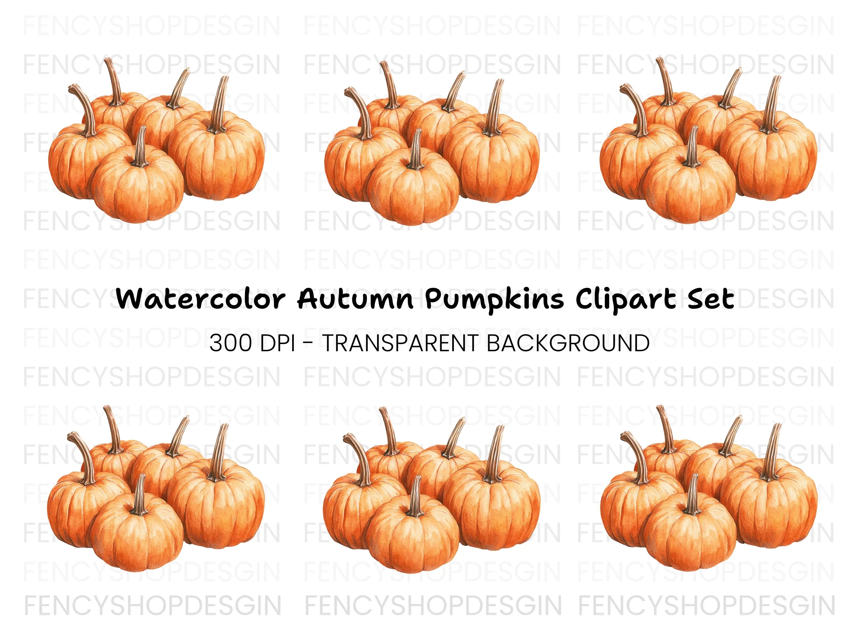 Pumpkin Patch Clipart Bundle